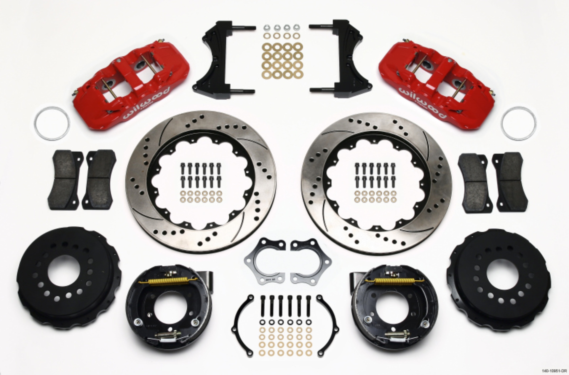 Picture of Wilwood WIL Aero Brake Kit Rear Big Brake Kits - 140-10951-DR
