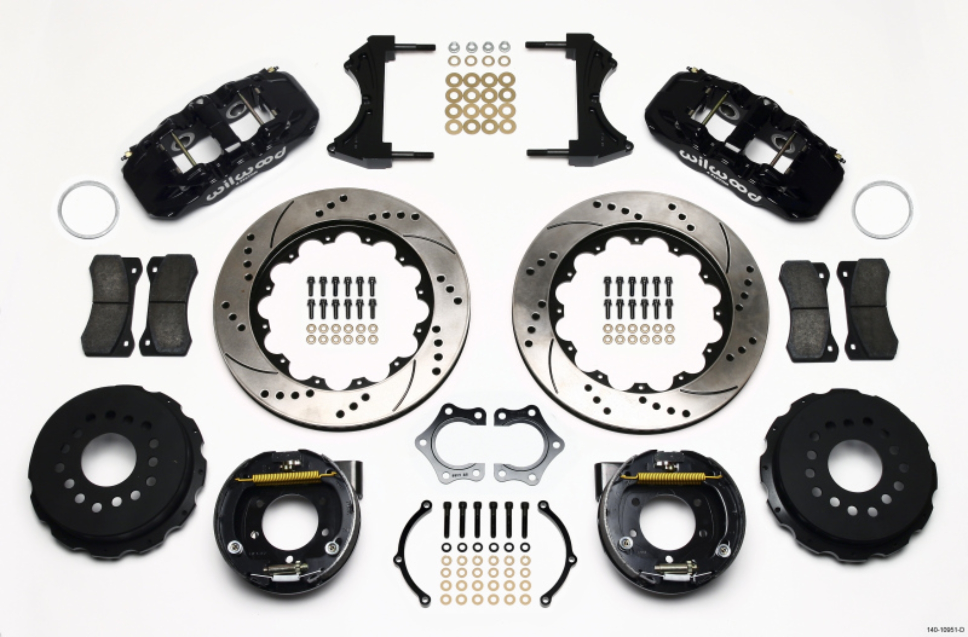 Picture of Wilwood WIL Aero Brake Kit Rear Big Brake Kits - 140-10951-D