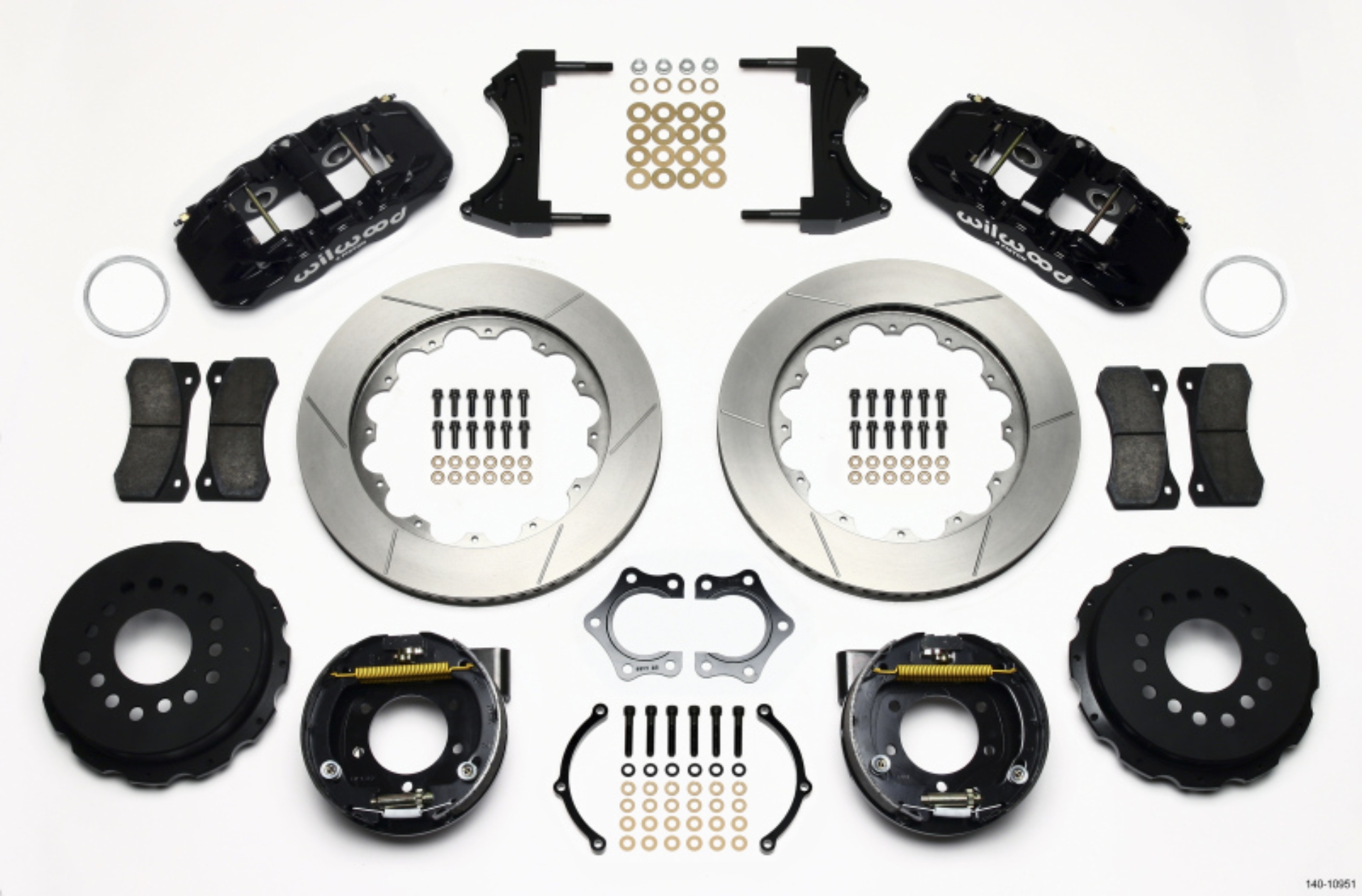 Picture of Wilwood WIL Aero Brake Kit Rear Big Brake Kits - 140-10951