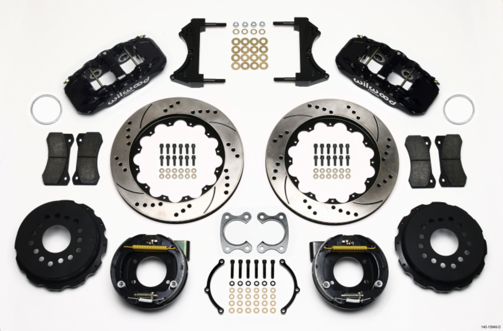 Picture of Wilwood WIL Aero Brake Kit Rear Big Brake Kits - 140-10949-D
