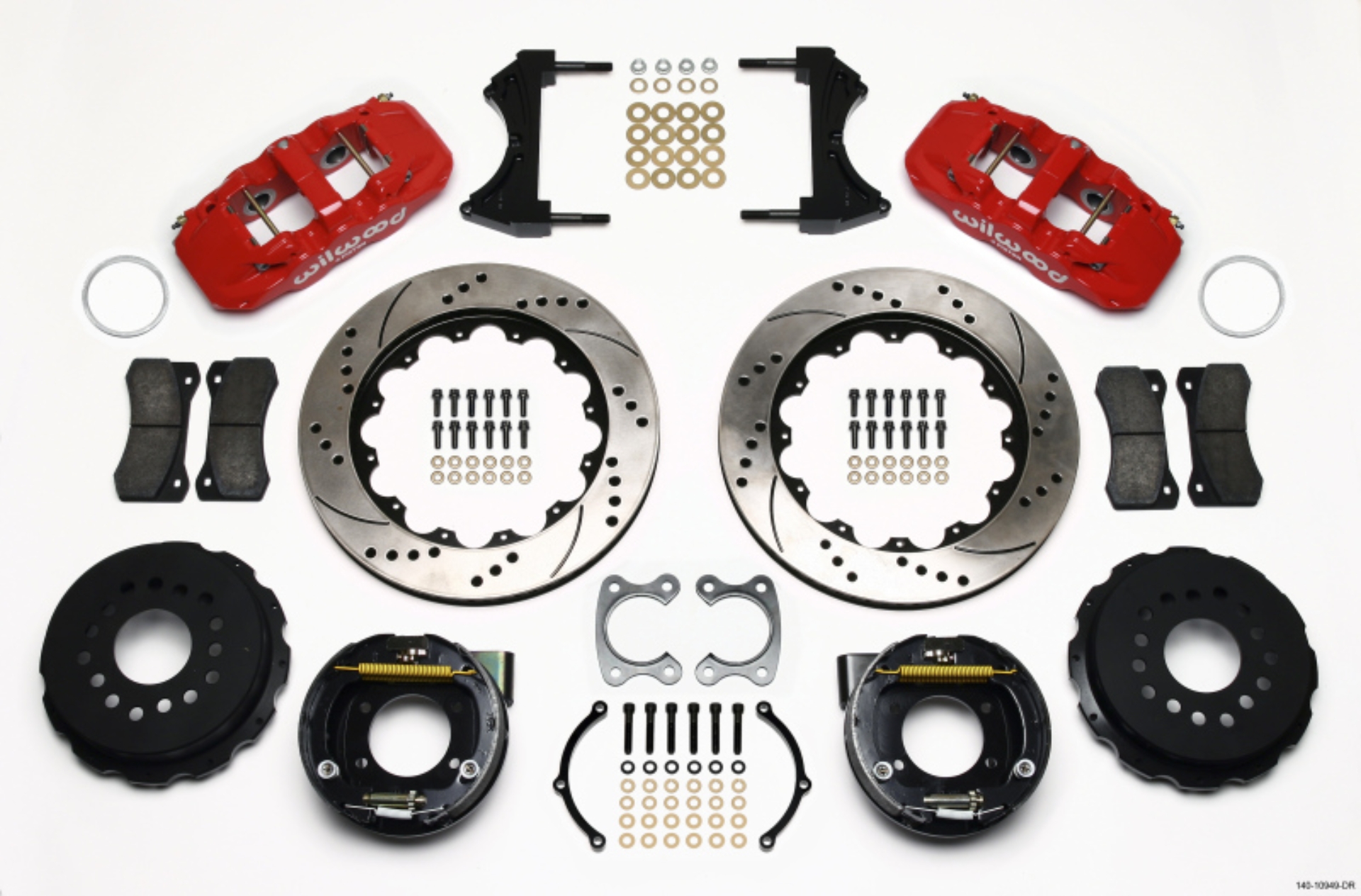 Picture of Wilwood WIL Aero Brake Kit Rear Big Brake Kits - 140-10949-DR