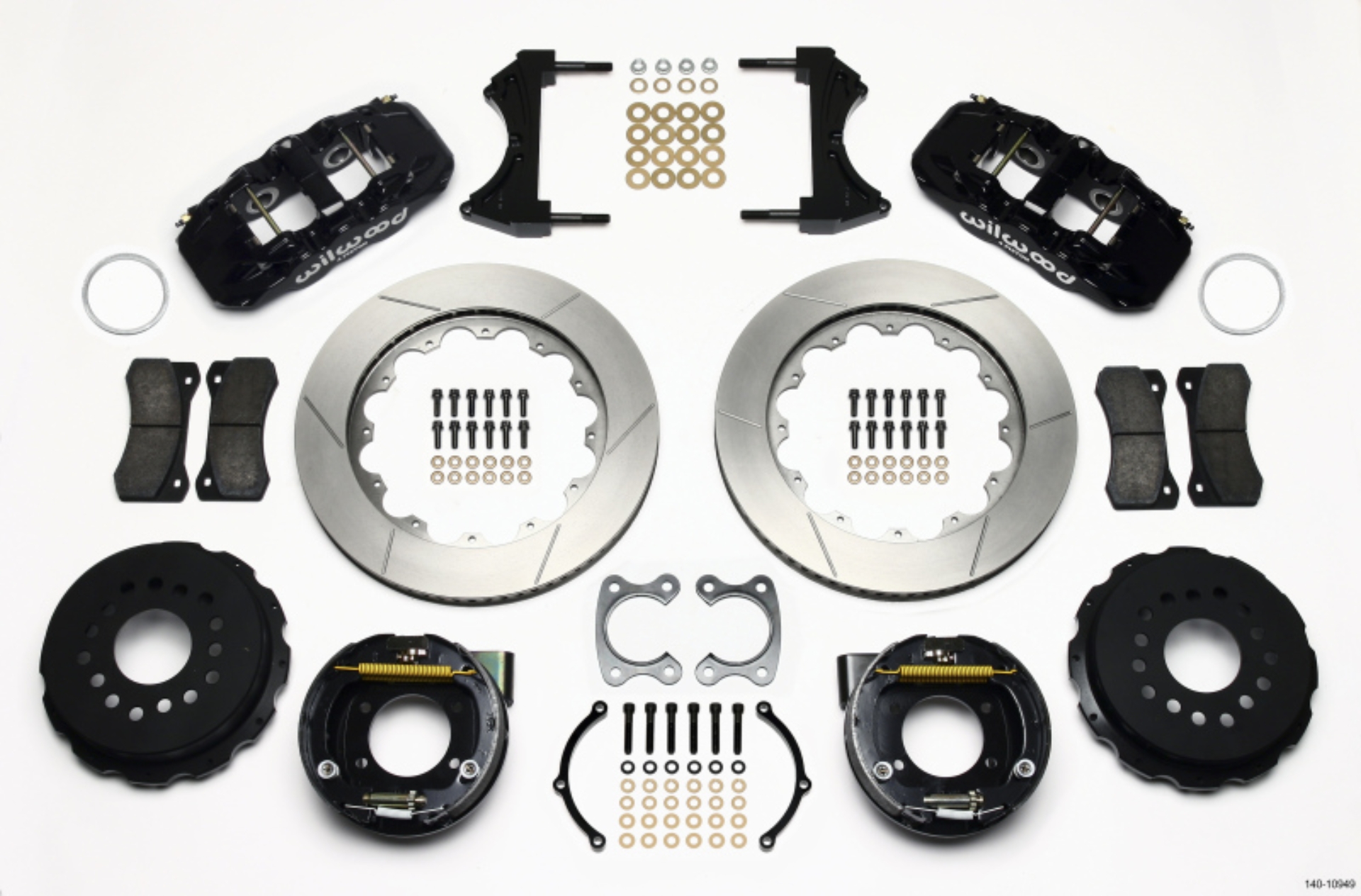 Picture of Wilwood WIL Aero Brake Kit Rear Big Brake Kits - 140-10949
