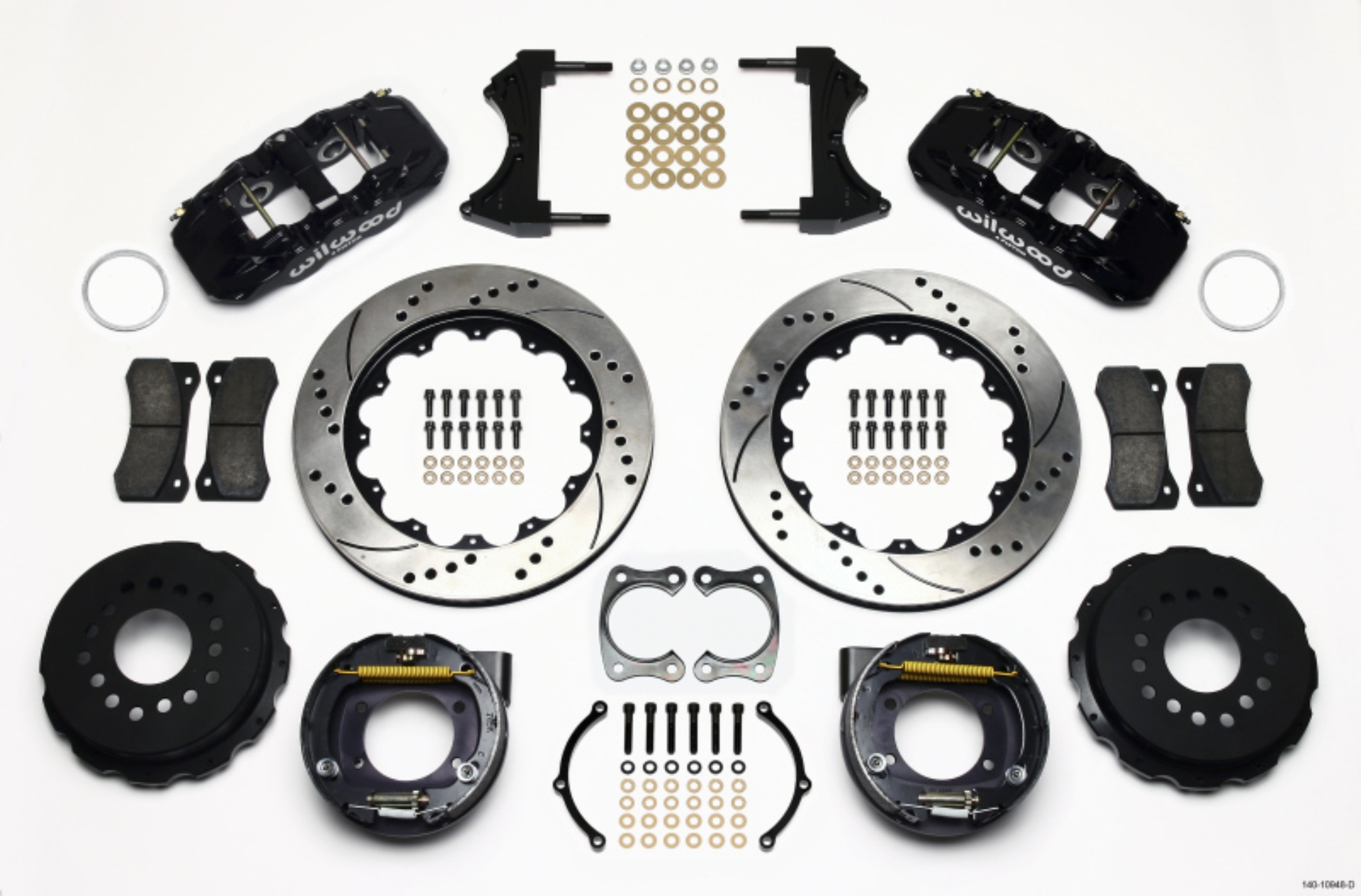 Picture of Wilwood WIL Aero Brake Kit Rear Big Brake Kits - 140-10948-D