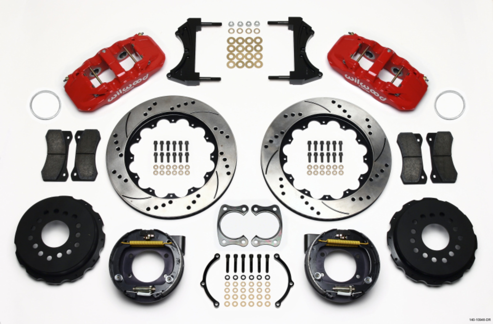 Picture of Wilwood WIL Aero Brake Kit Rear Big Brake Kits - 140-10948-DR
