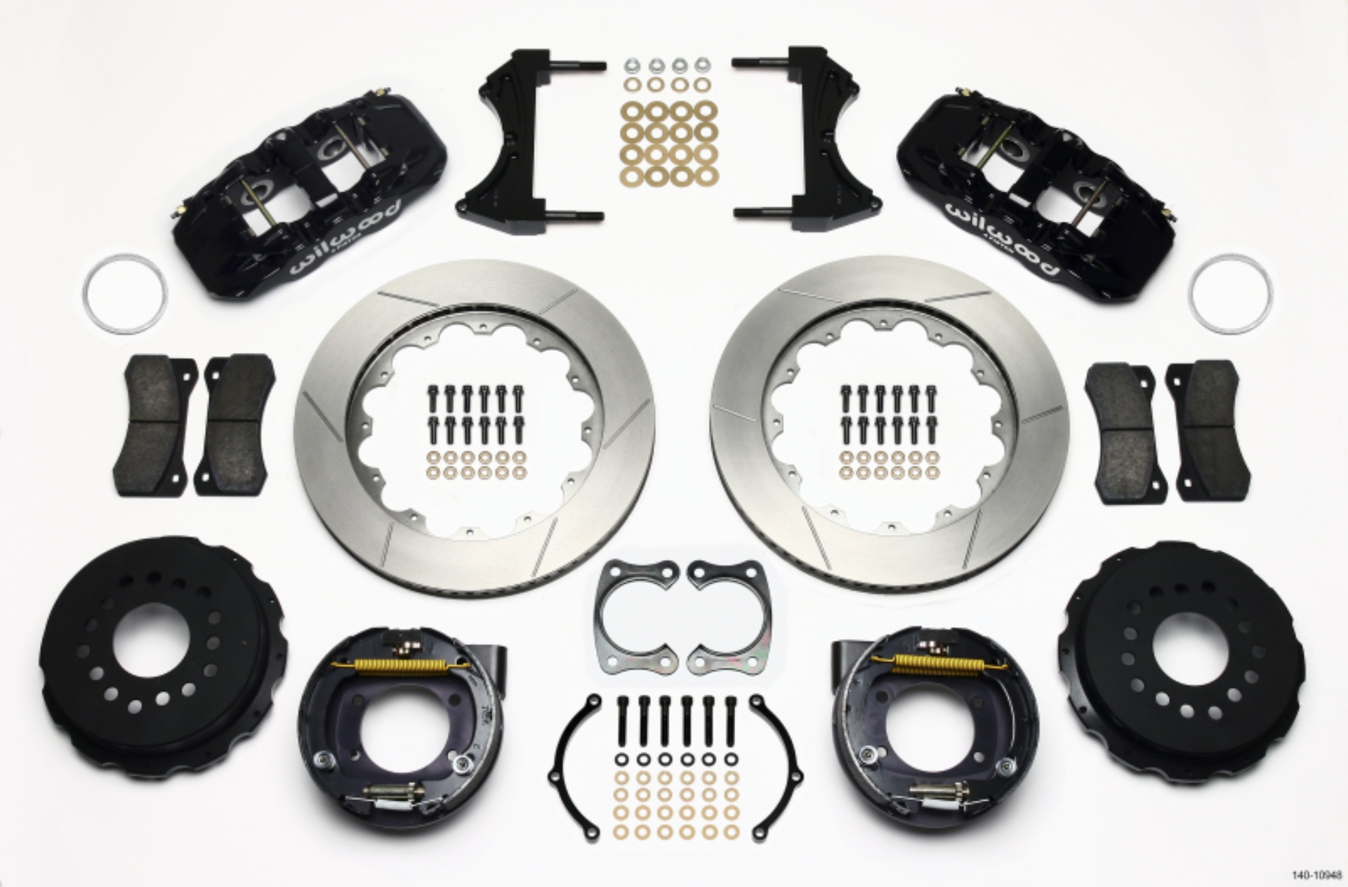 Picture of Wilwood WIL Aero Brake Kit Rear Big Brake Kits - 140-10948