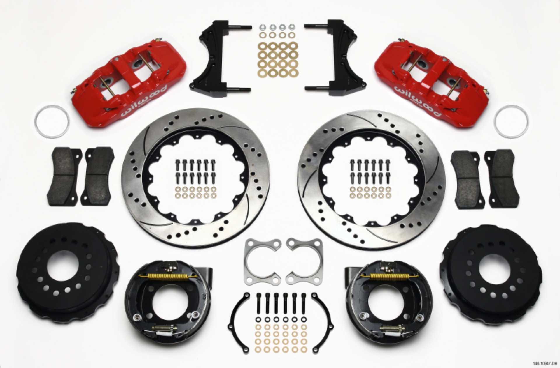 Picture of Wilwood WIL Aero Brake Kit Rear Big Brake Kits - 140-10947-DR