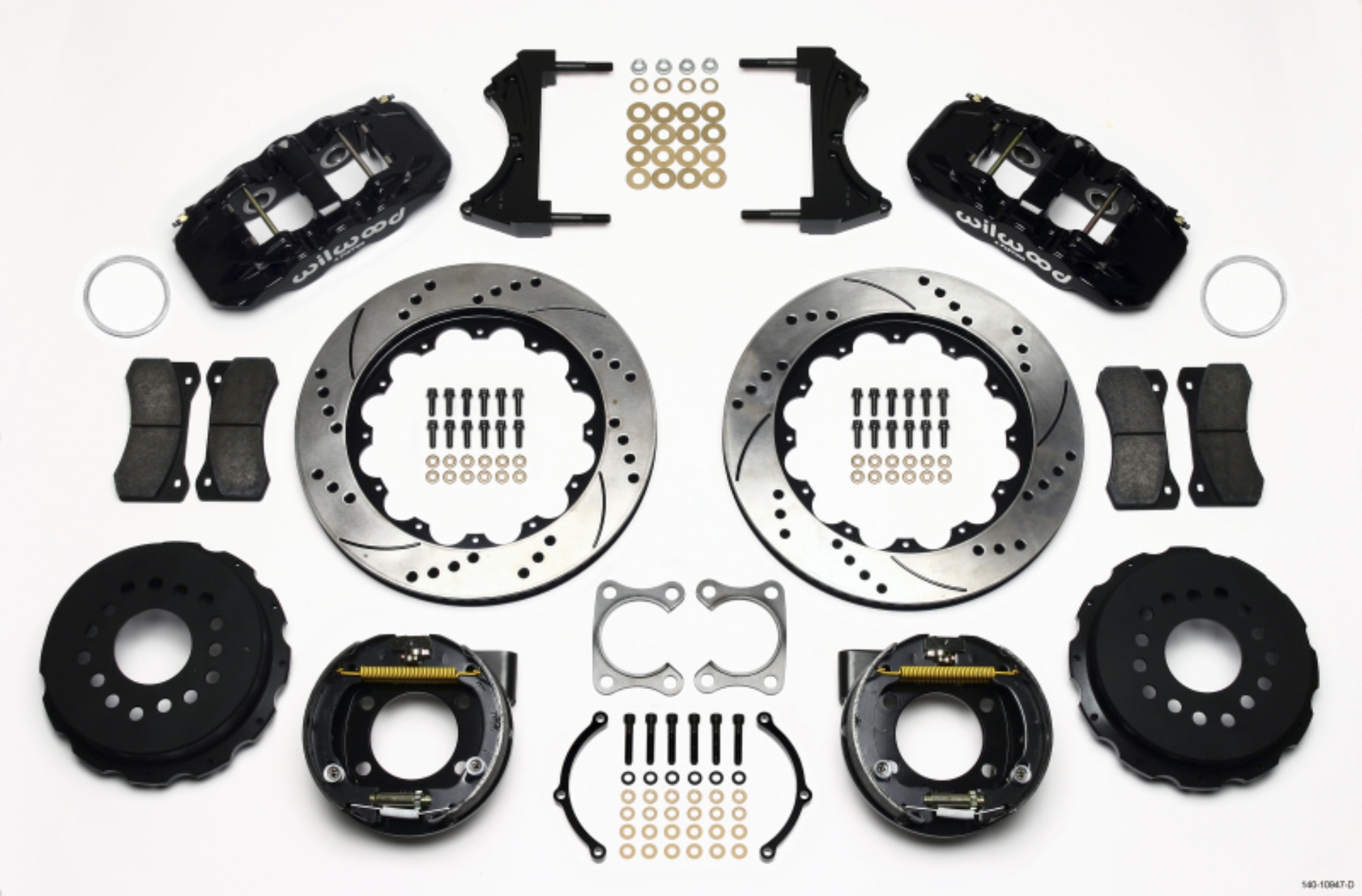 Picture of Wilwood WIL Aero Brake Kit Rear Big Brake Kits - 140-10947-D
