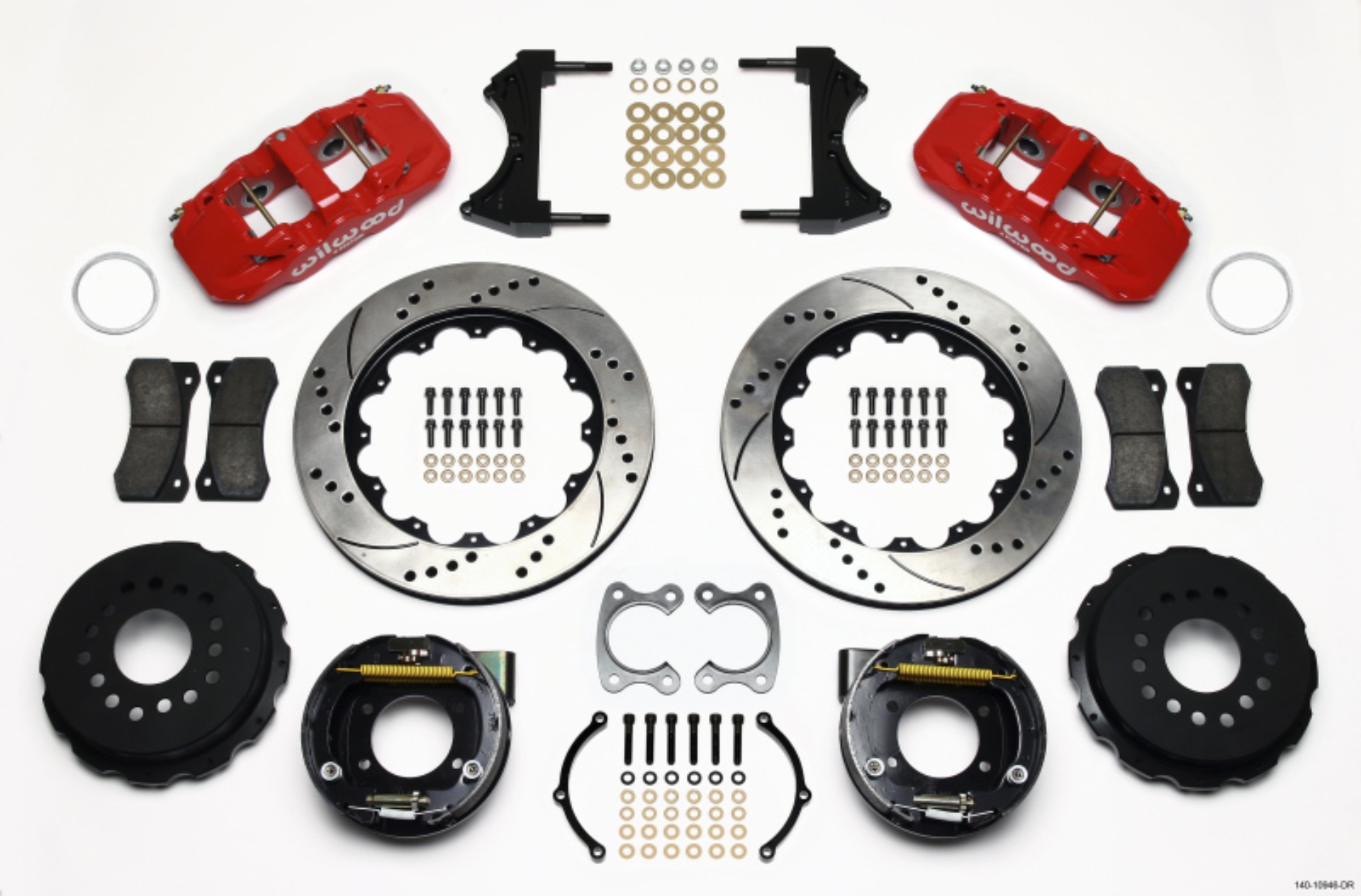 Picture of Wilwood WIL Aero Brake Kit Rear Big Brake Kits - 140-10946-DR