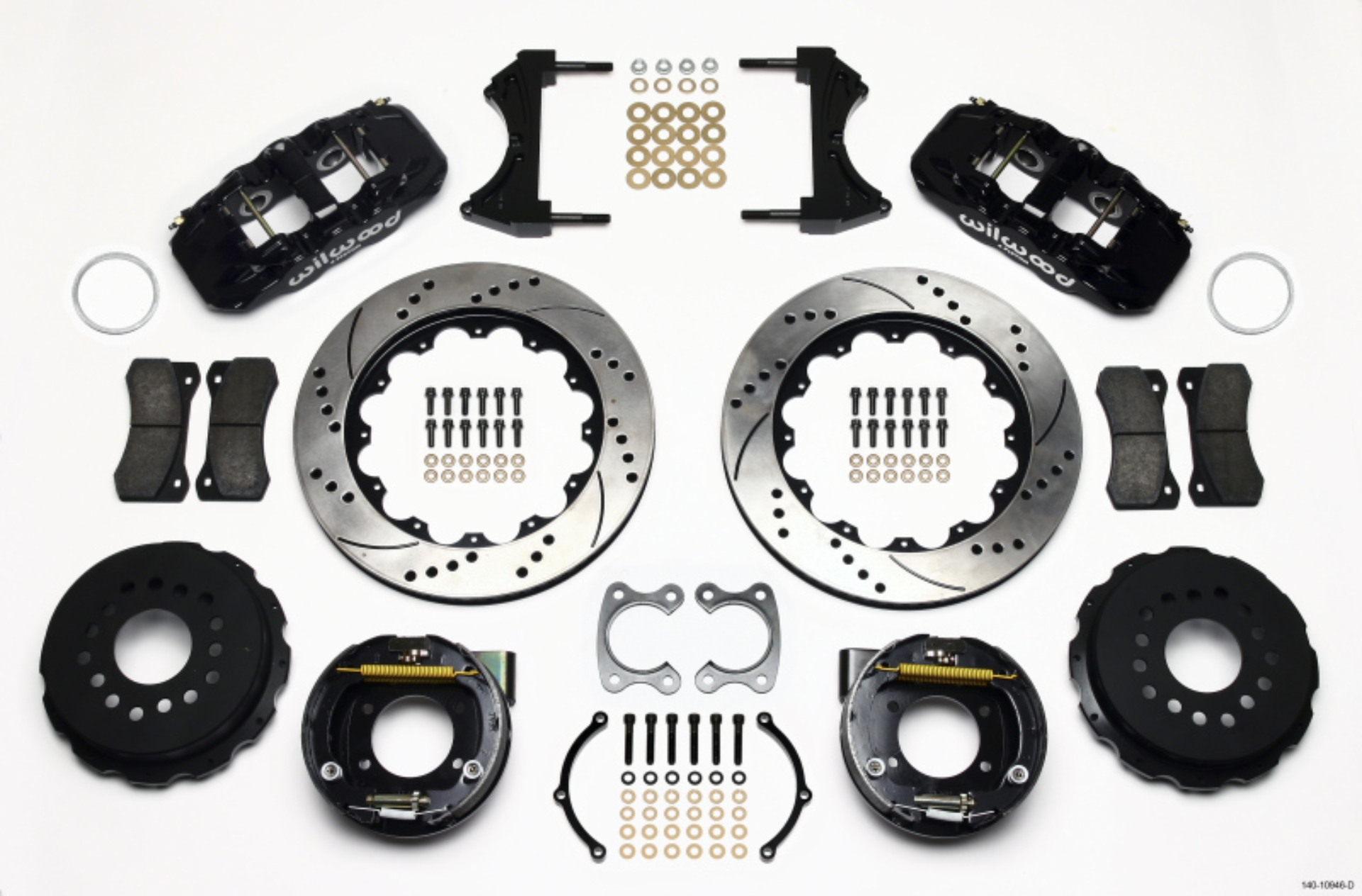 Picture of Wilwood WIL Aero Brake Kit Rear Big Brake Kits - 140-10946-D