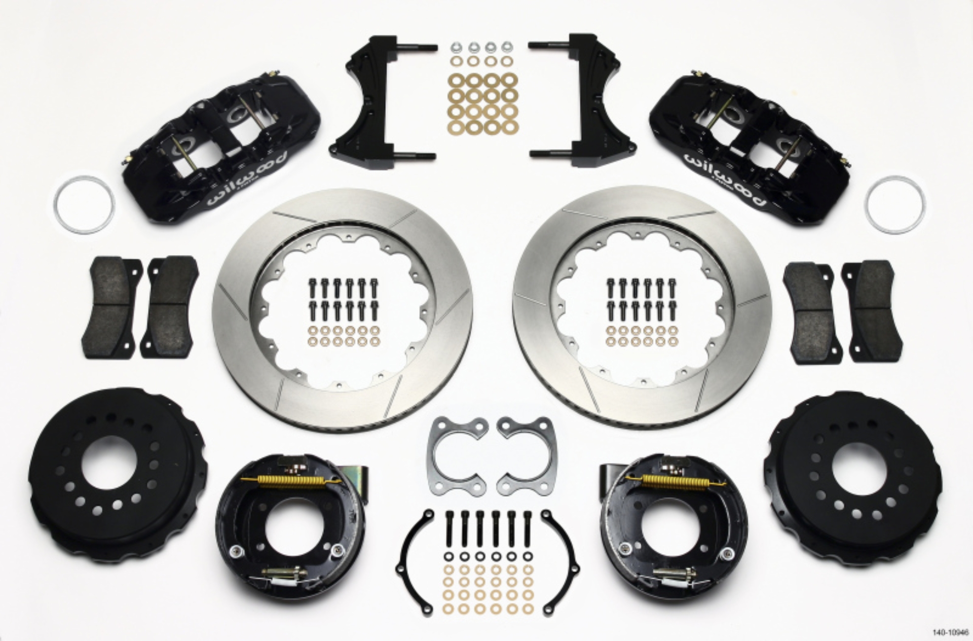 Picture of Wilwood WIL Aero Brake Kit Rear Big Brake Kits - 140-10946
