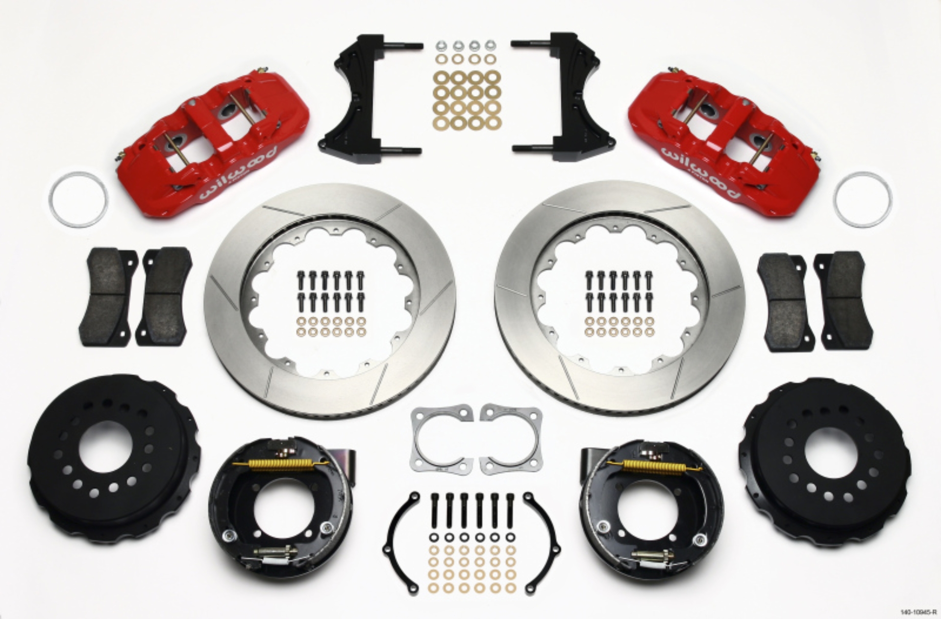Picture of Wilwood WIL Aero Brake Kit Rear Big Brake Kits - 140-10945-R