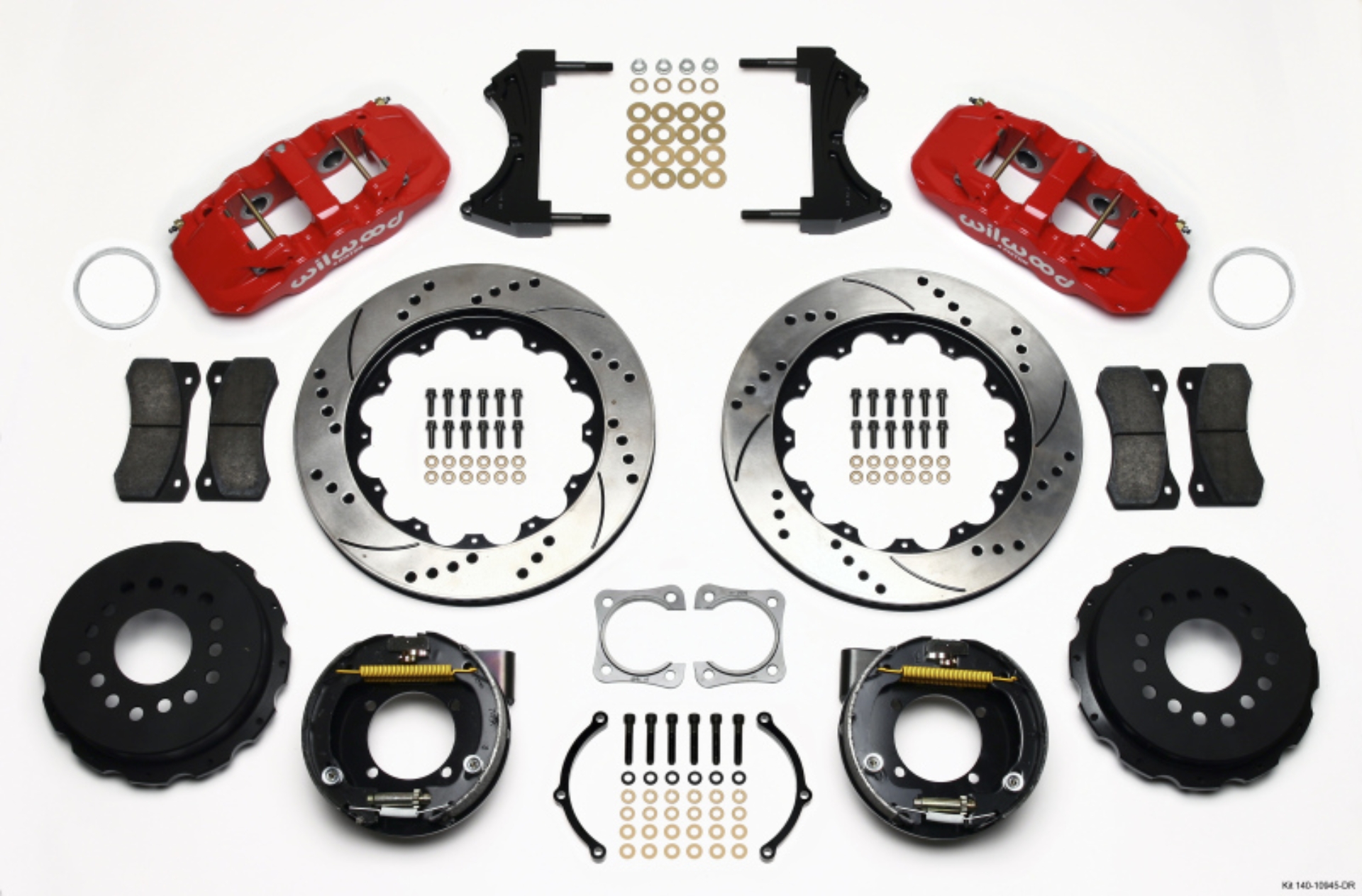 Picture of Wilwood WIL Aero Brake Kit Rear Big Brake Kits - 140-10945-DR