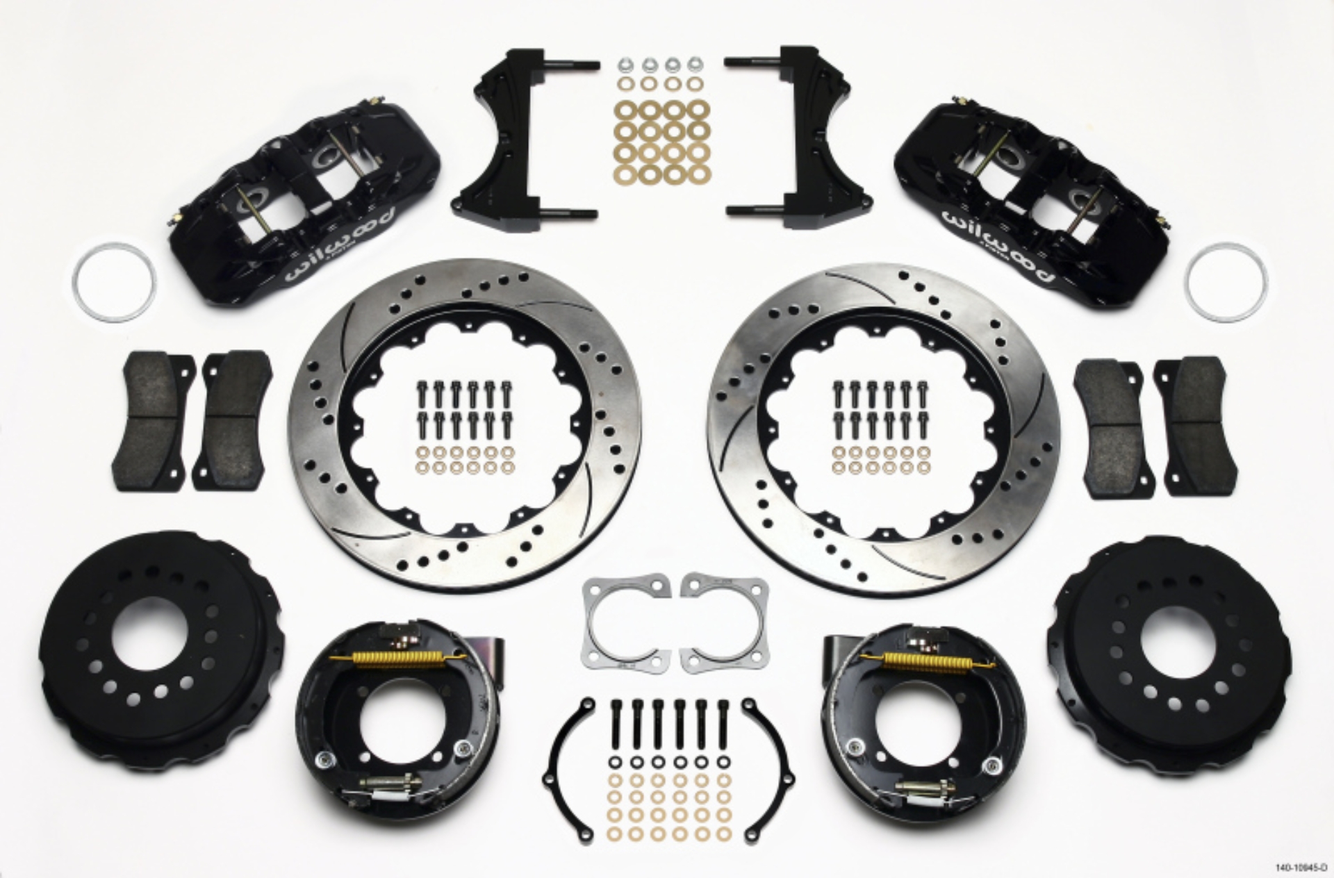 Picture of Wilwood WIL Aero Brake Kit Rear Big Brake Kits - 140-10945-D