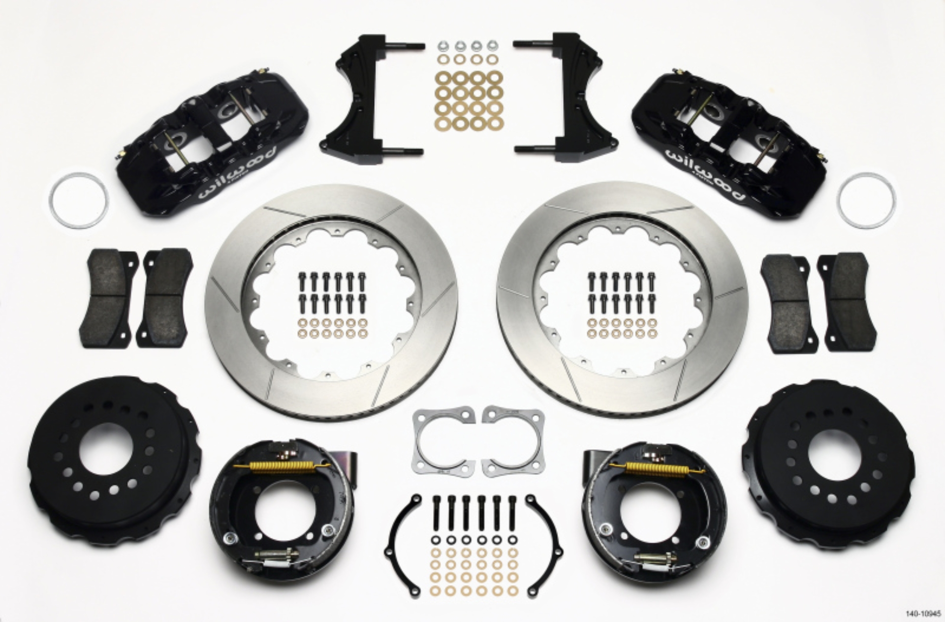 Picture of Wilwood WIL Aero Brake Kit Rear Big Brake Kits - 140-10945
