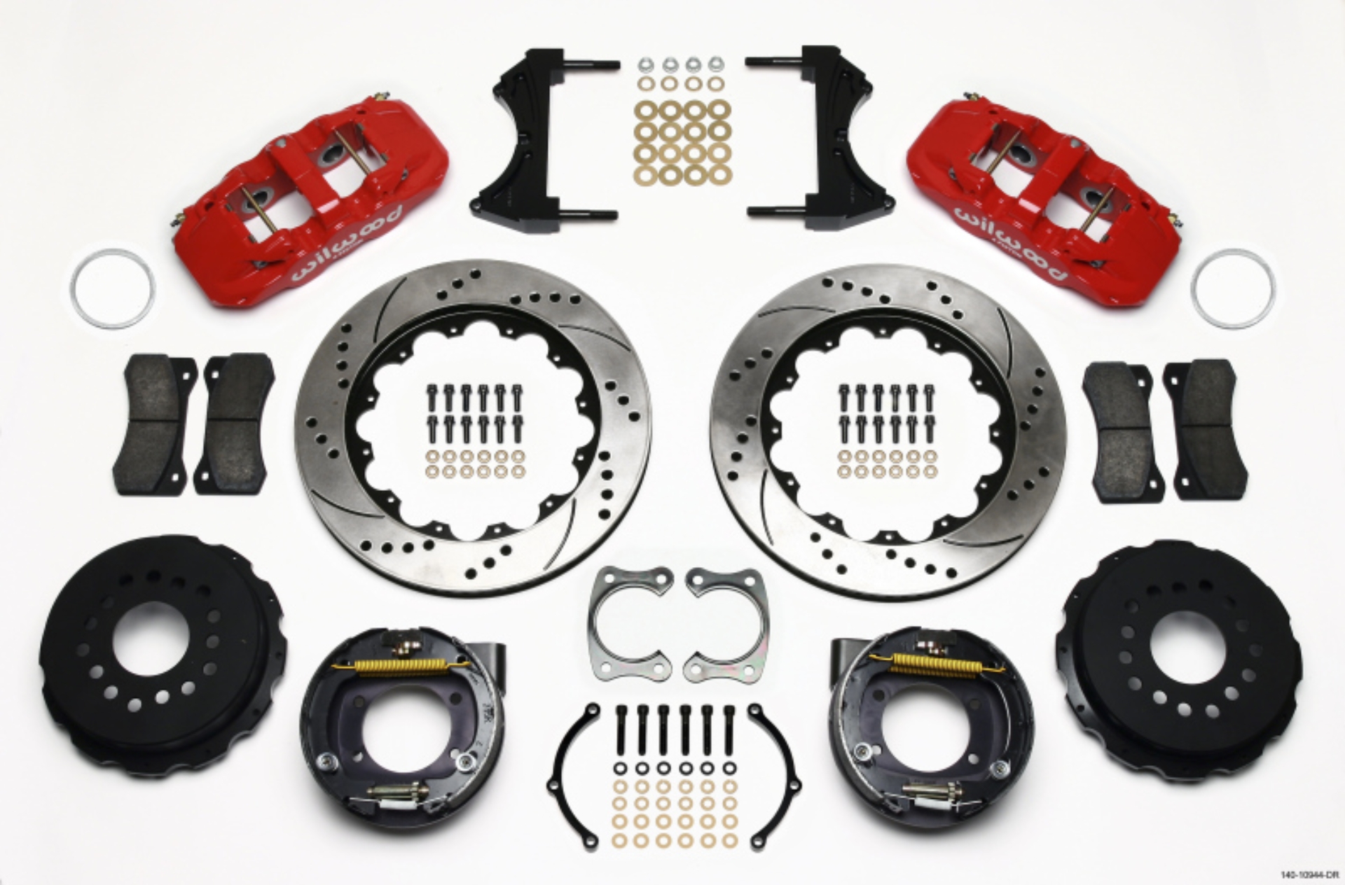 Picture of Wilwood WIL Aero Brake Kit Rear Big Brake Kits - 140-10944-DR