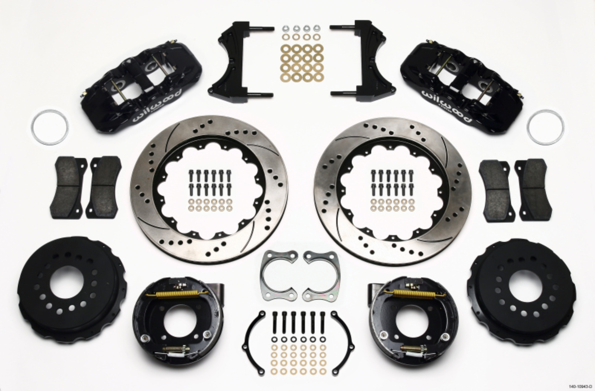 Picture of Wilwood WIL Aero Brake Kit Rear Big Brake Kits - 140-10943-D