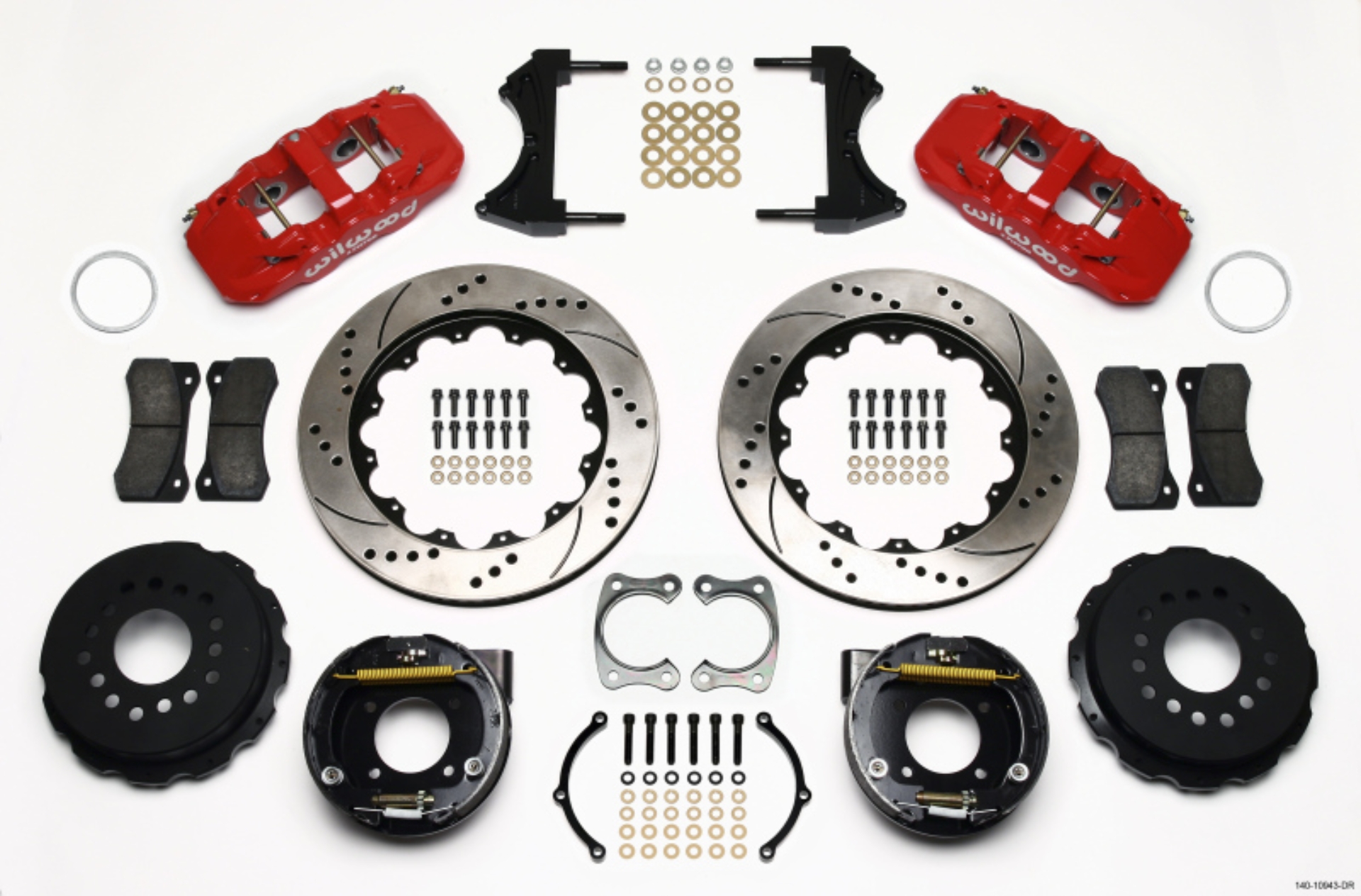 Picture of Wilwood WIL Aero Brake Kit Rear Big Brake Kits - 140-10943-DR