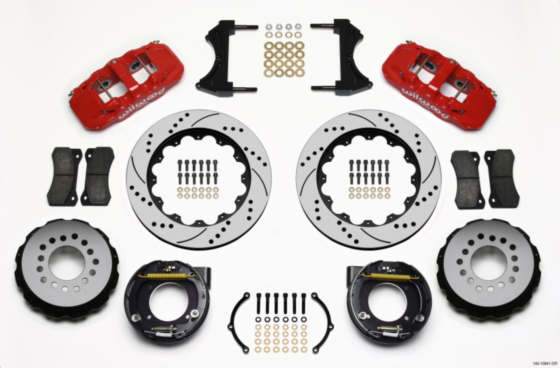 Picture of Wilwood WIL Aero Brake Kit Rear Big Brake Kits - 140-10941-DR