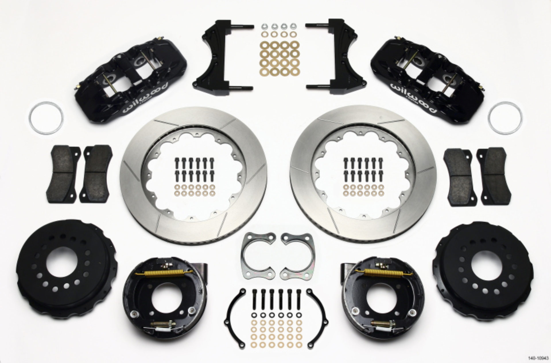 Picture of Wilwood WIL Aero Brake Kit Rear Big Brake Kits - 140-10943