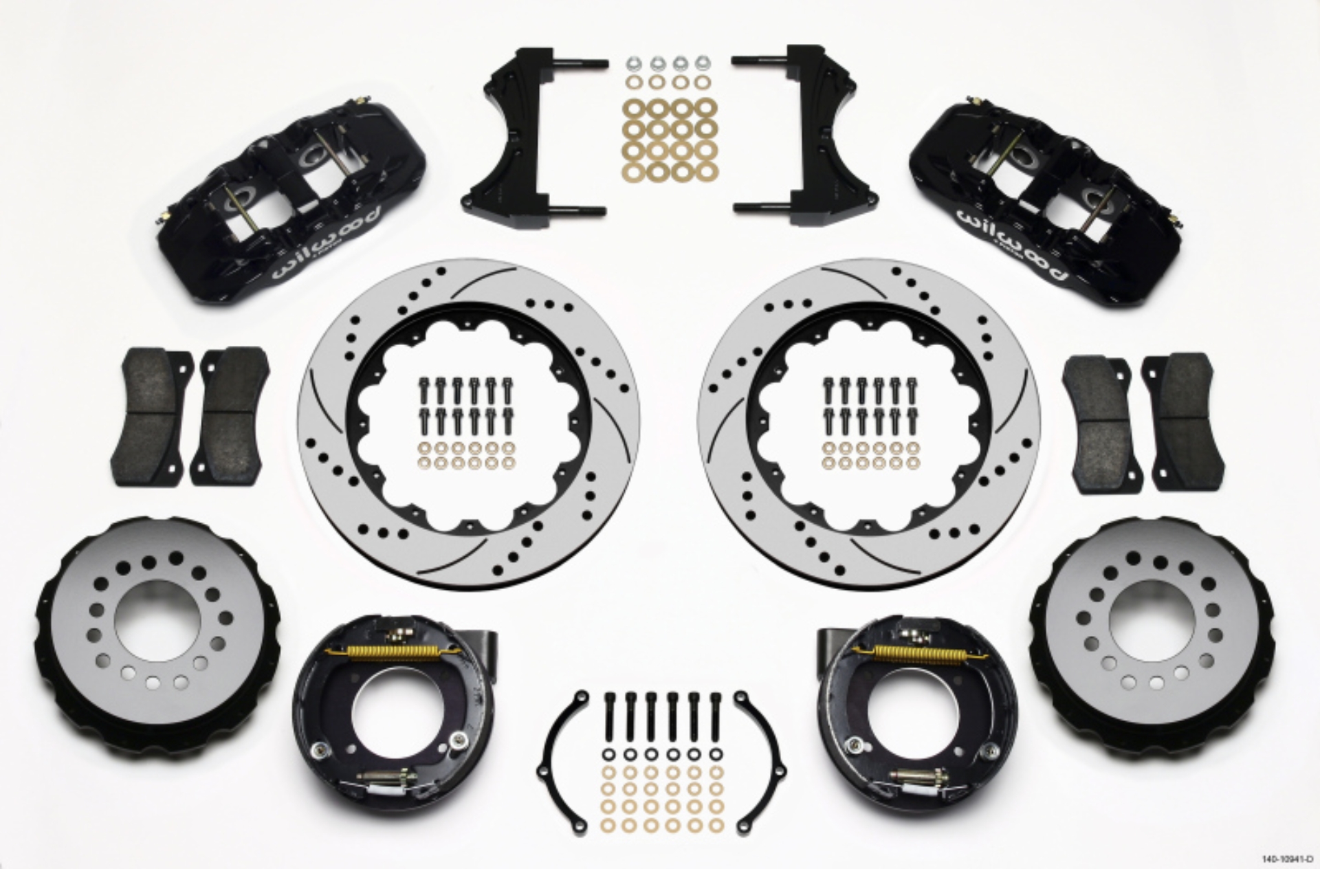 Picture of Wilwood WIL Aero Brake Kit Rear Big Brake Kits - 140-10941-D