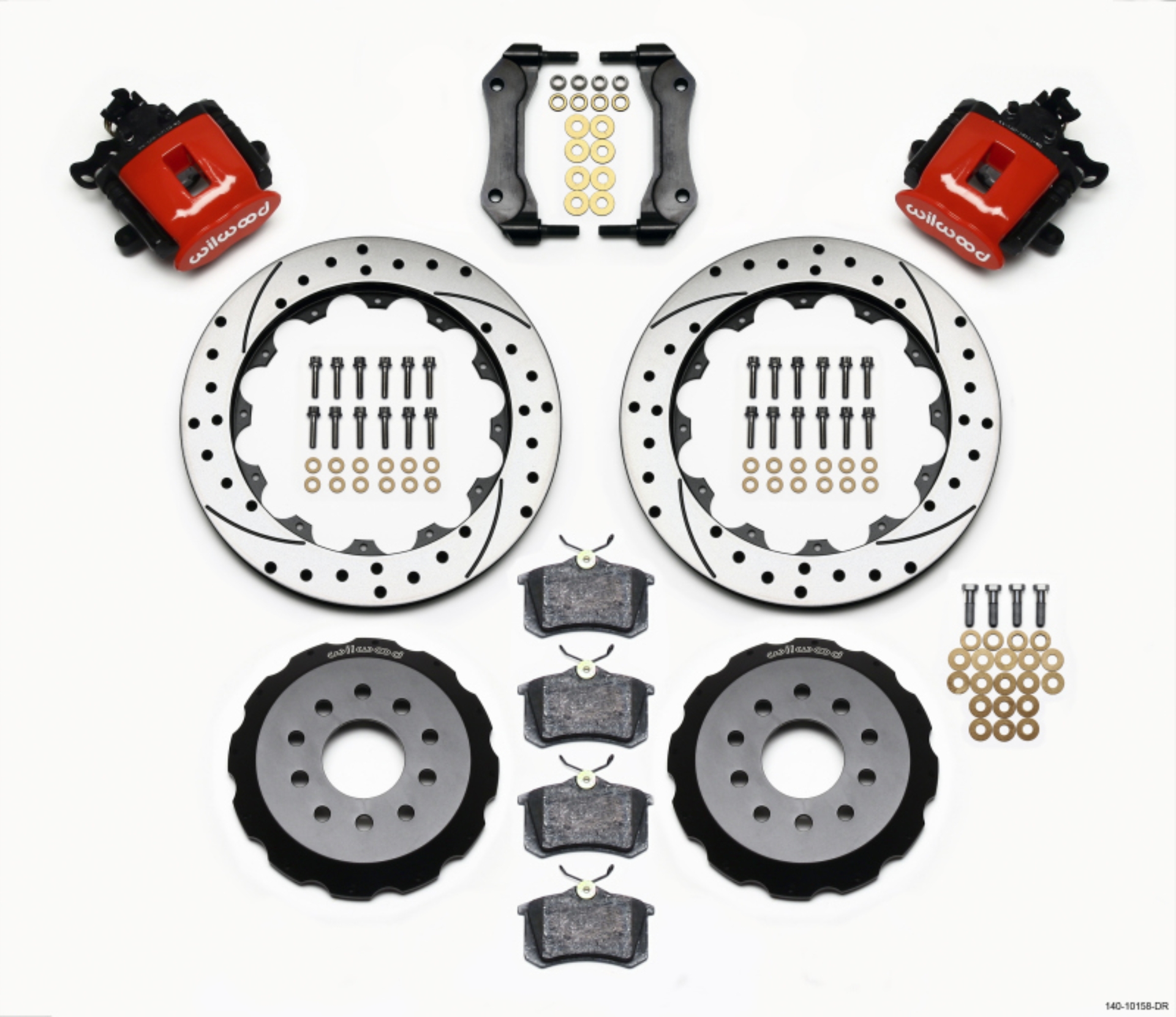 Picture of Wilwood WIL Parking Brake Brake Kit Rear Brake Calipers - 140-10158-DR