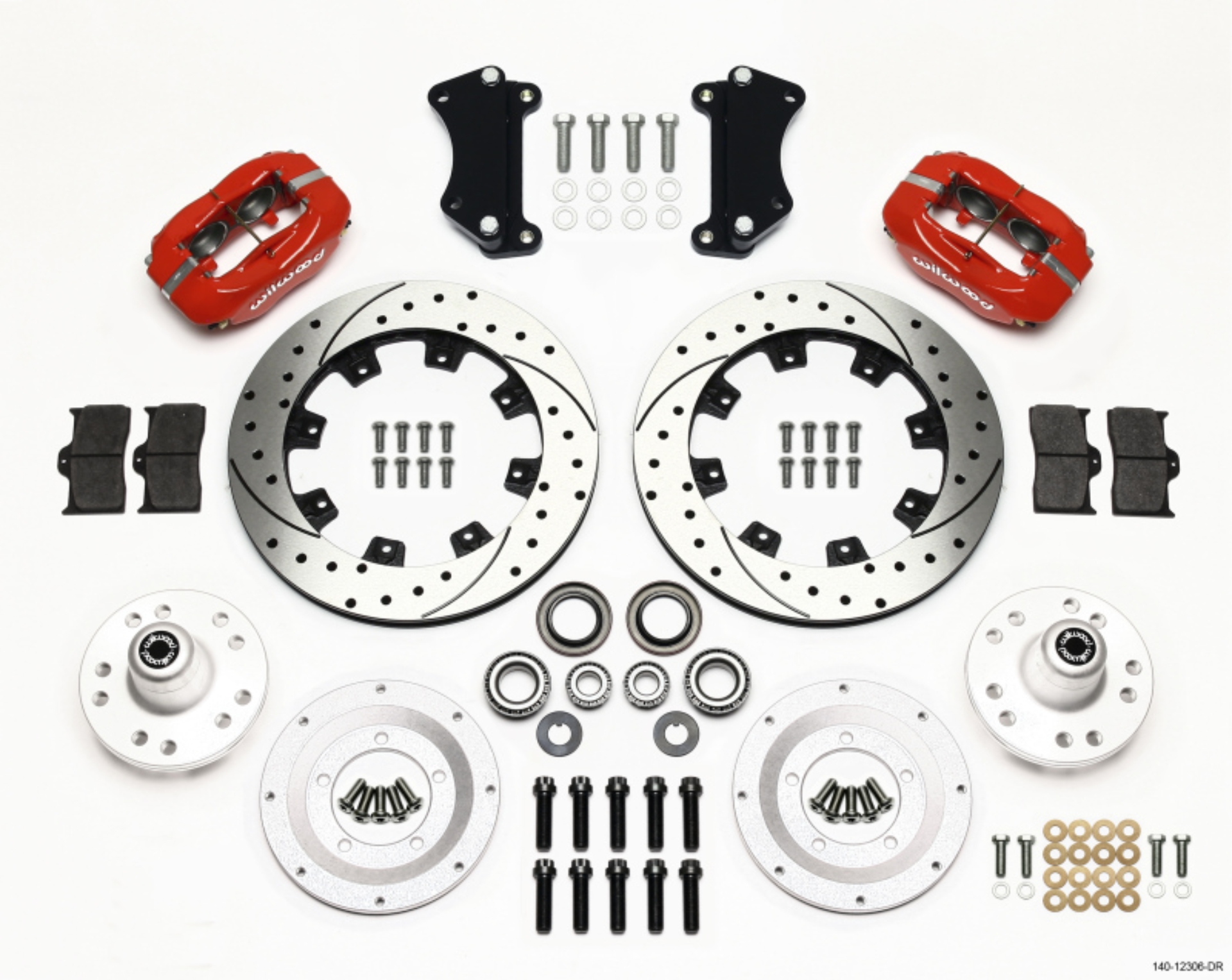 Picture of Wilwood WIL Dynalite Brake Kit Front Big Brake Kits - 140-12306-DR