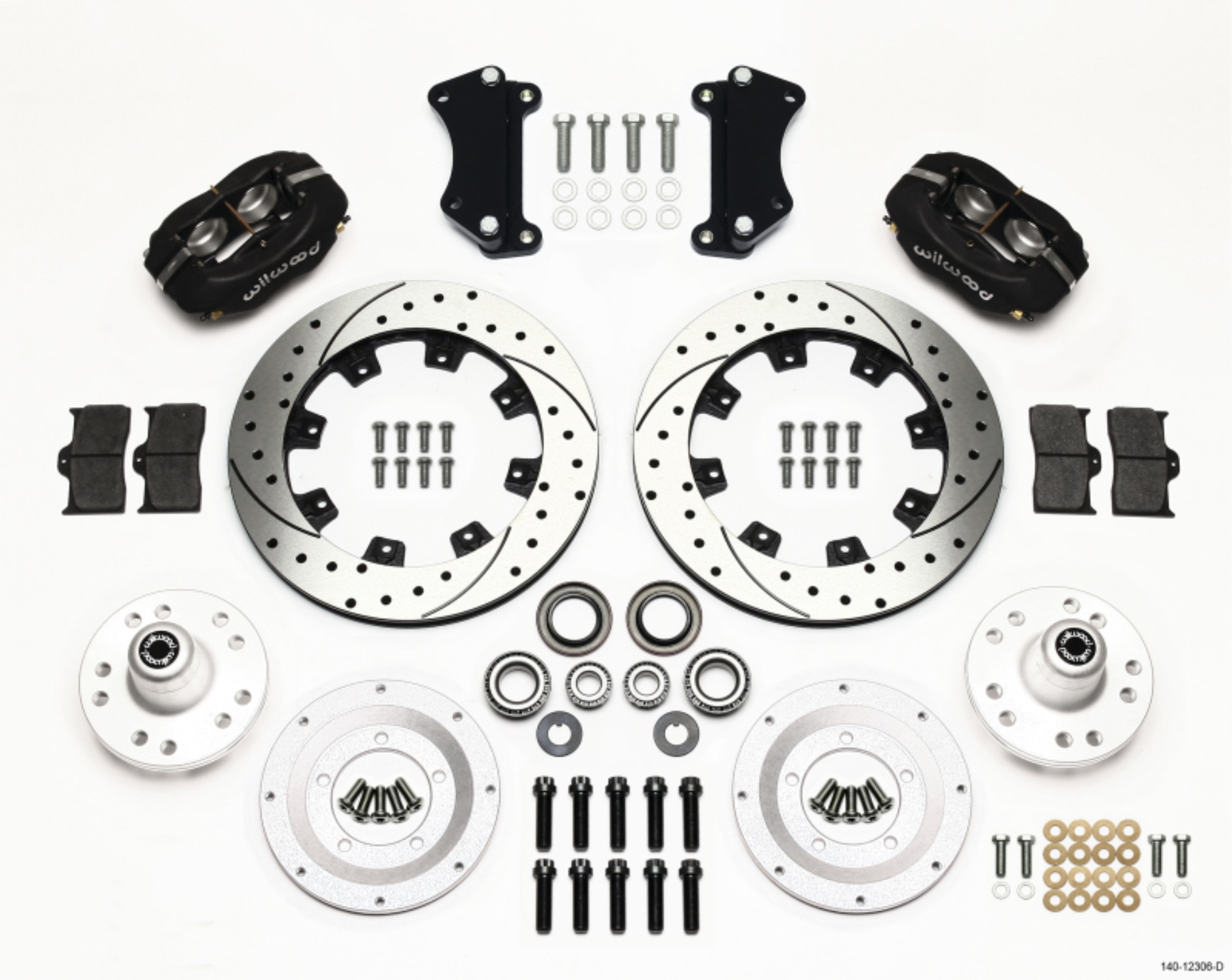 Picture of Wilwood WIL Dynalite Brake Kit Front Big Brake Kits - 140-12306-D