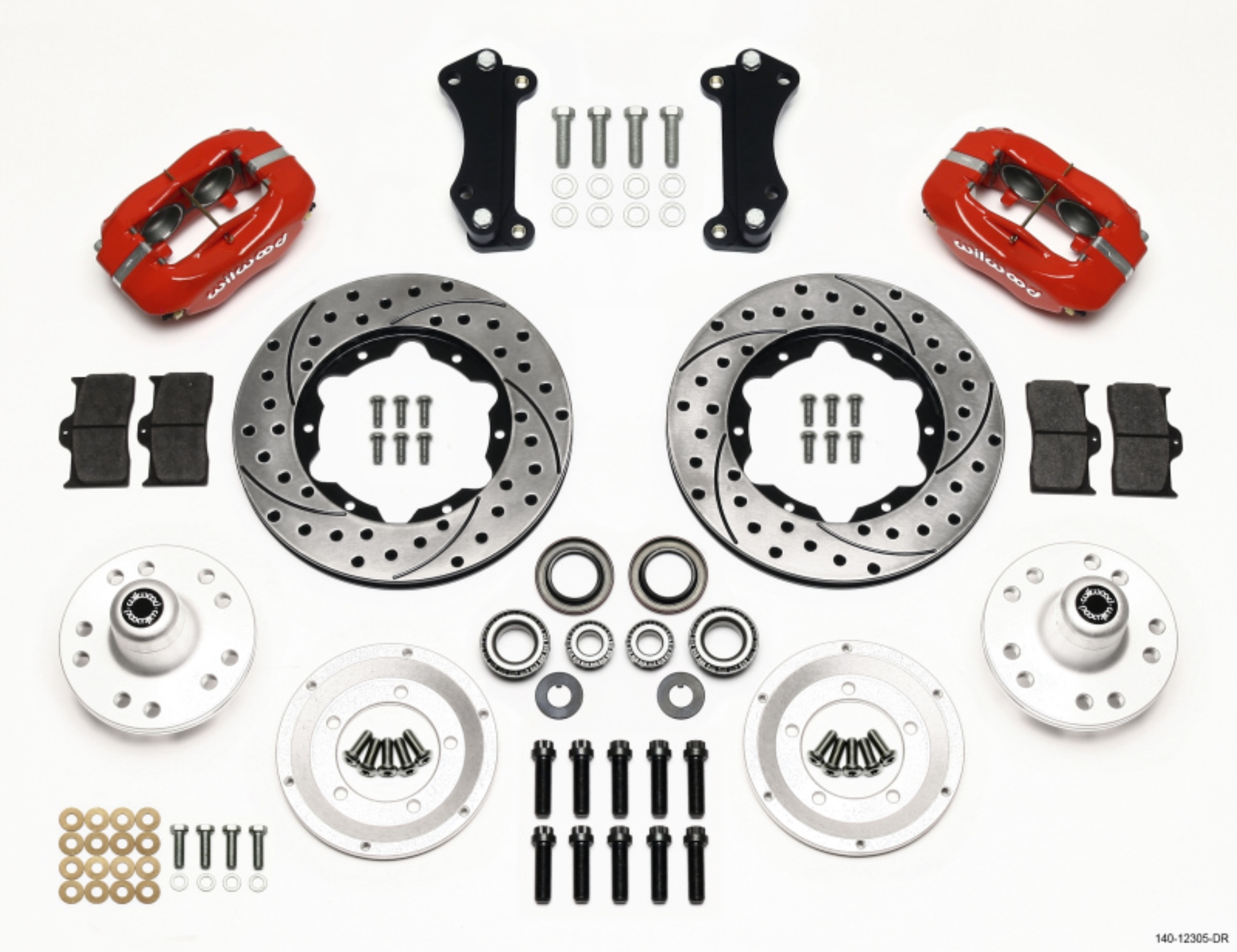 Picture of Wilwood WIL Dynalite Brake Kit Front Big Brake Kits - 140-12305-DR