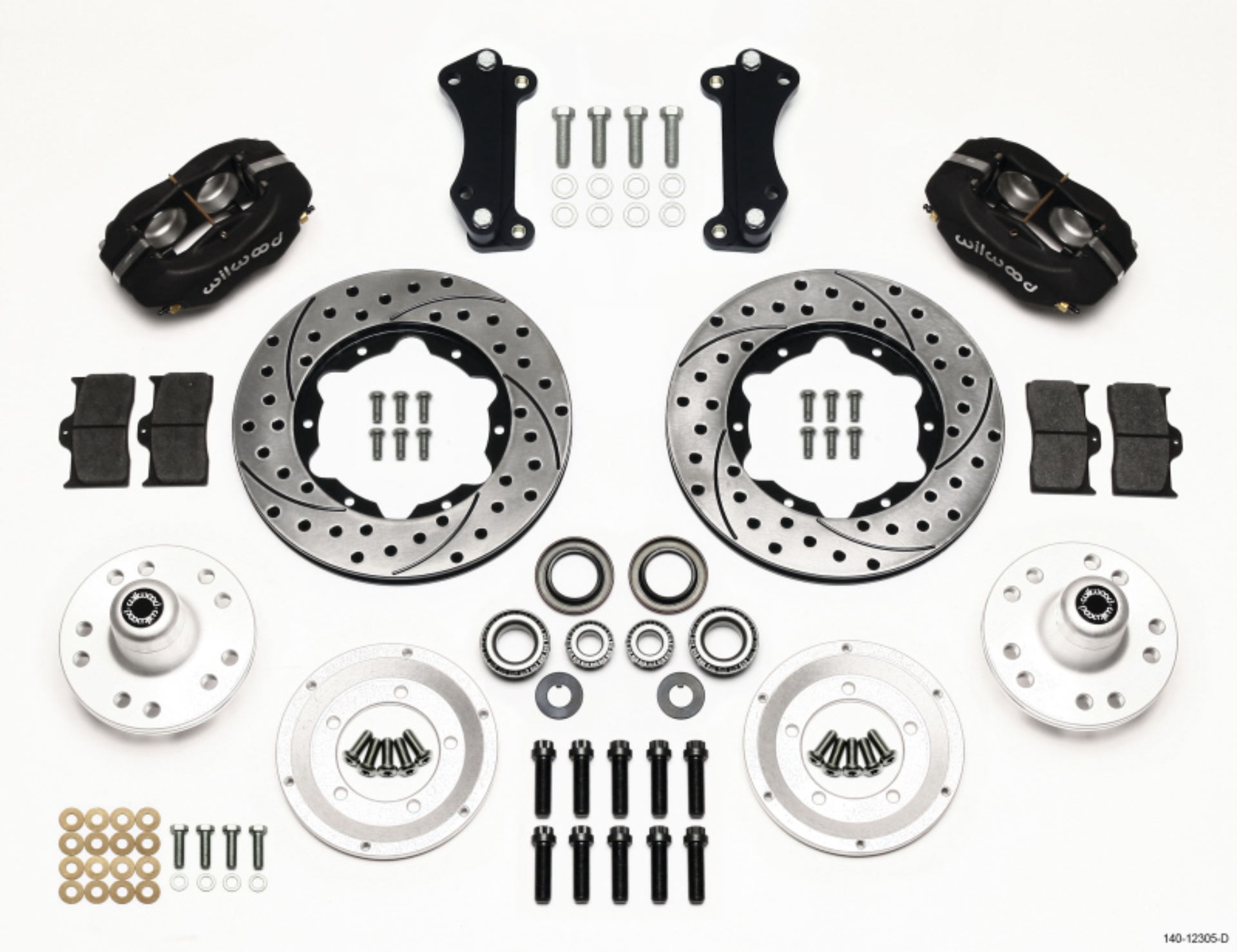 Picture of Wilwood WIL Dynalite Brake Kit Front Big Brake Kits - 140-12305-D