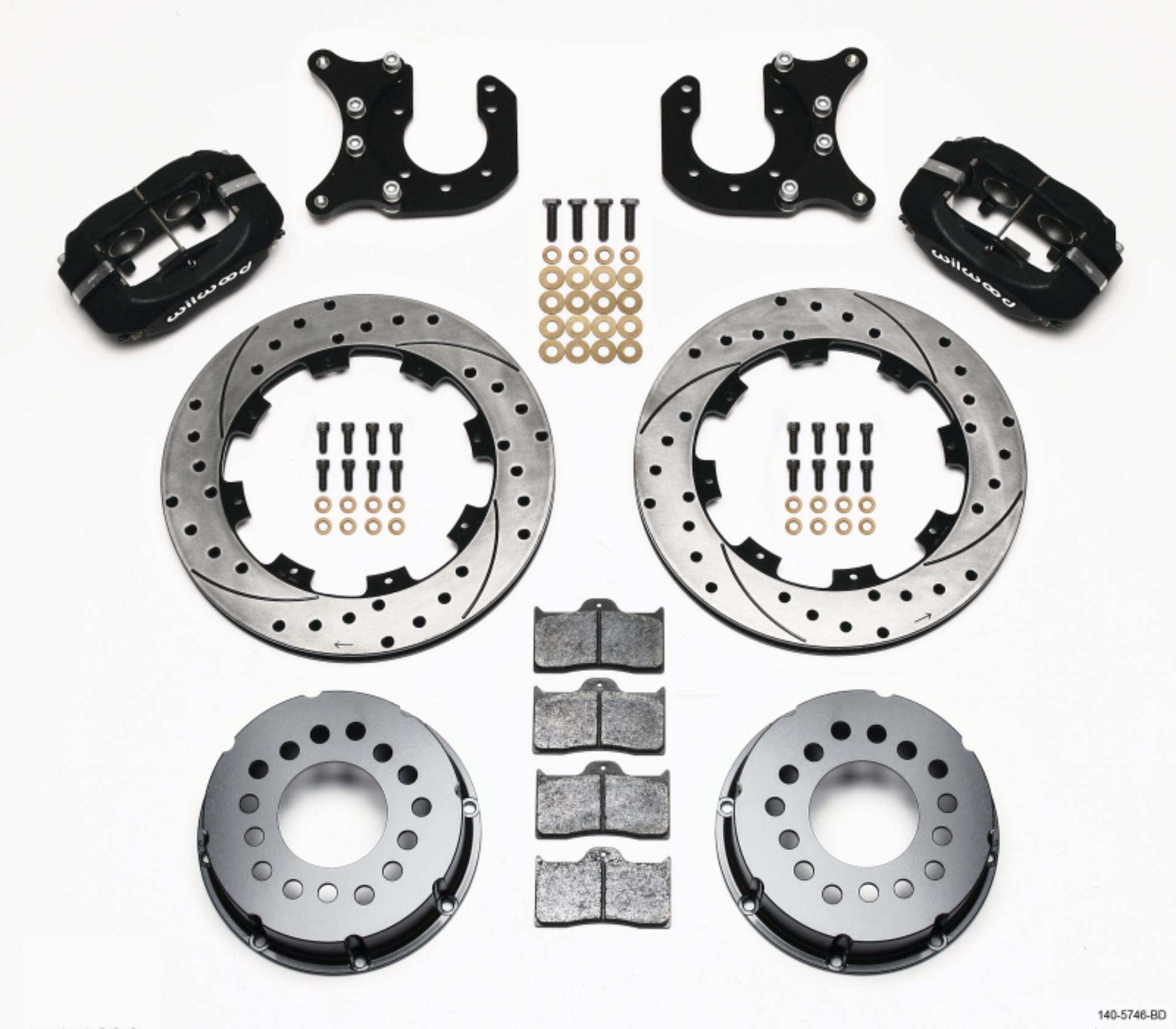 Picture of Wilwood WIL Dynalite Brake Kit Rear Big Brake Kits - 140-5746-BD