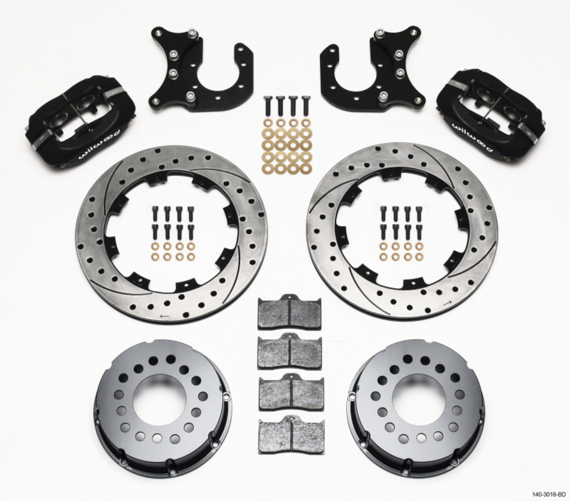 Picture of Wilwood WIL Dynalite Brake Kit Rear Big Brake Kits - 140-3018-BD
