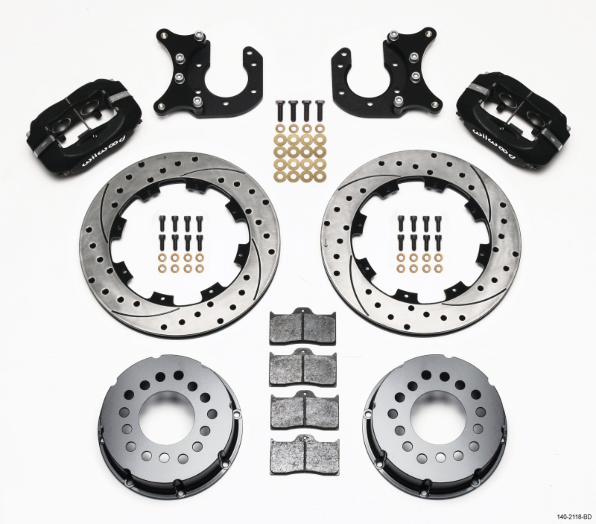 Picture of Wilwood WIL Dynalite Brake Kit Rear Big Brake Kits - 140-2118-BD