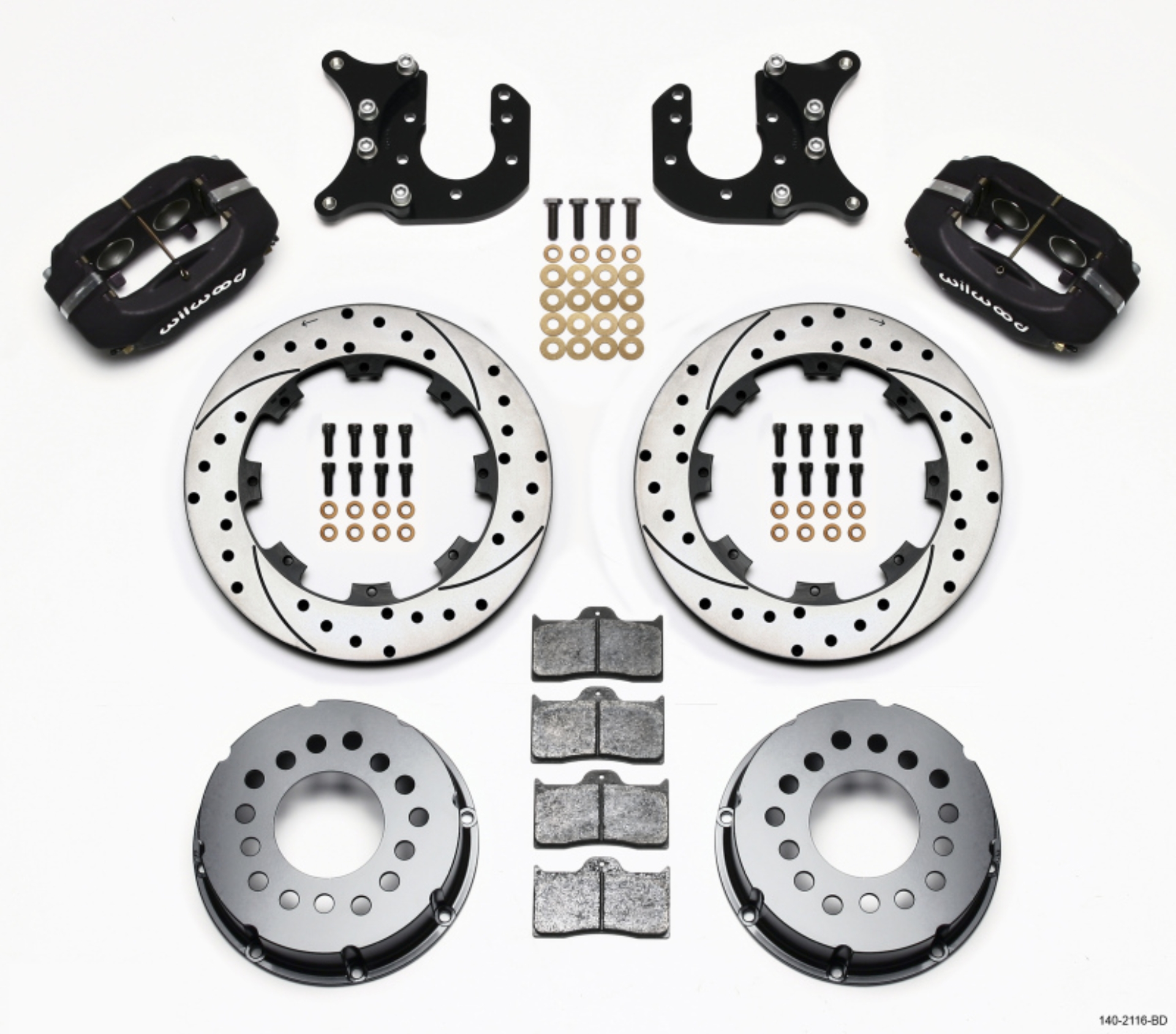 Picture of Wilwood WIL Dynalite Brake Kit Rear Big Brake Kits - 140-2116-BD