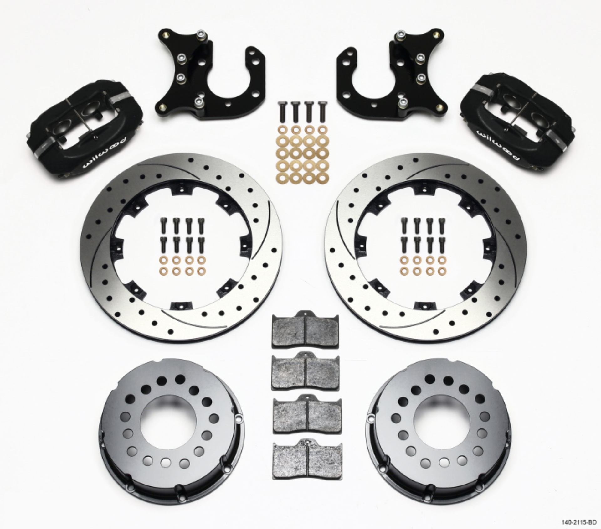 Picture of Wilwood WIL Dynalite Brake Kit Rear Big Brake Kits - 140-2115-BD