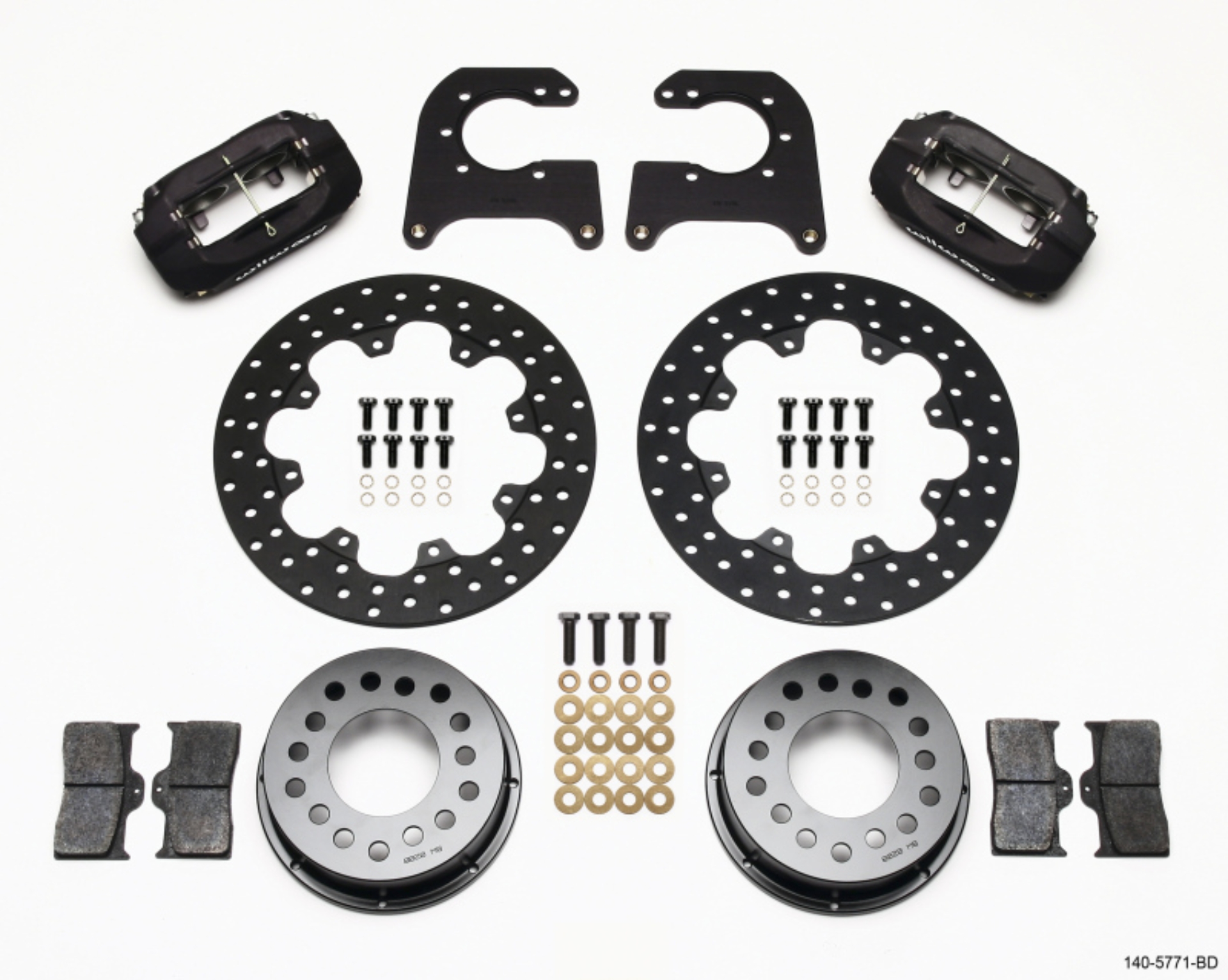 Picture of Wilwood WIL Dynalite Brake Kit Rear Big Brake Kits - 140-5771-BD
