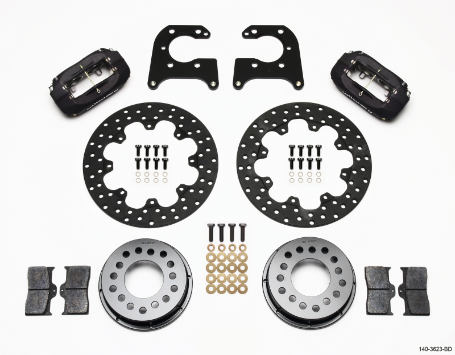 Picture of Wilwood WIL Dynalite Brake Kit Rear Big Brake Kits - 140-3623-BD