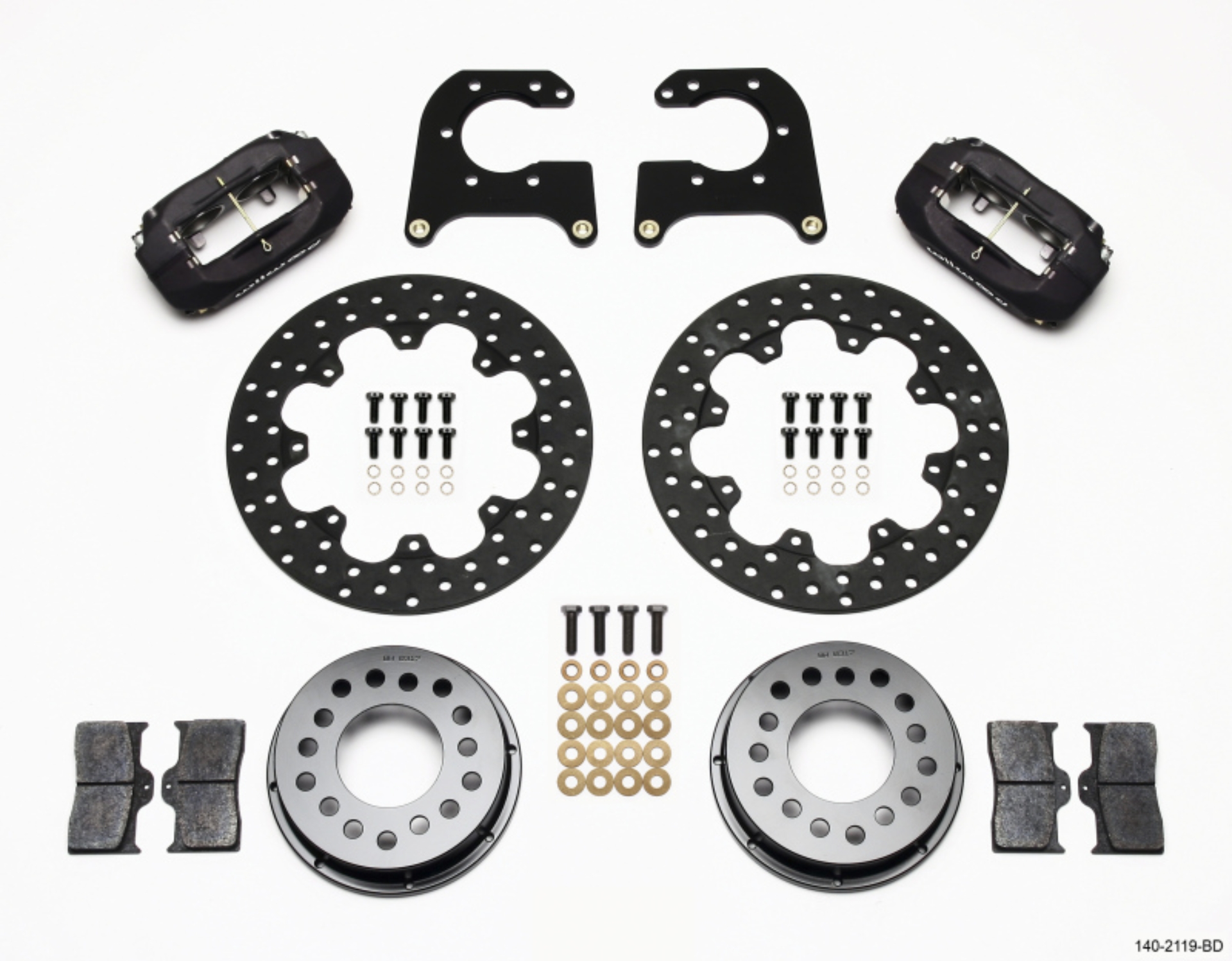 Picture of Wilwood WIL Dynalite Brake Kit Rear Big Brake Kits - 140-2119-BD