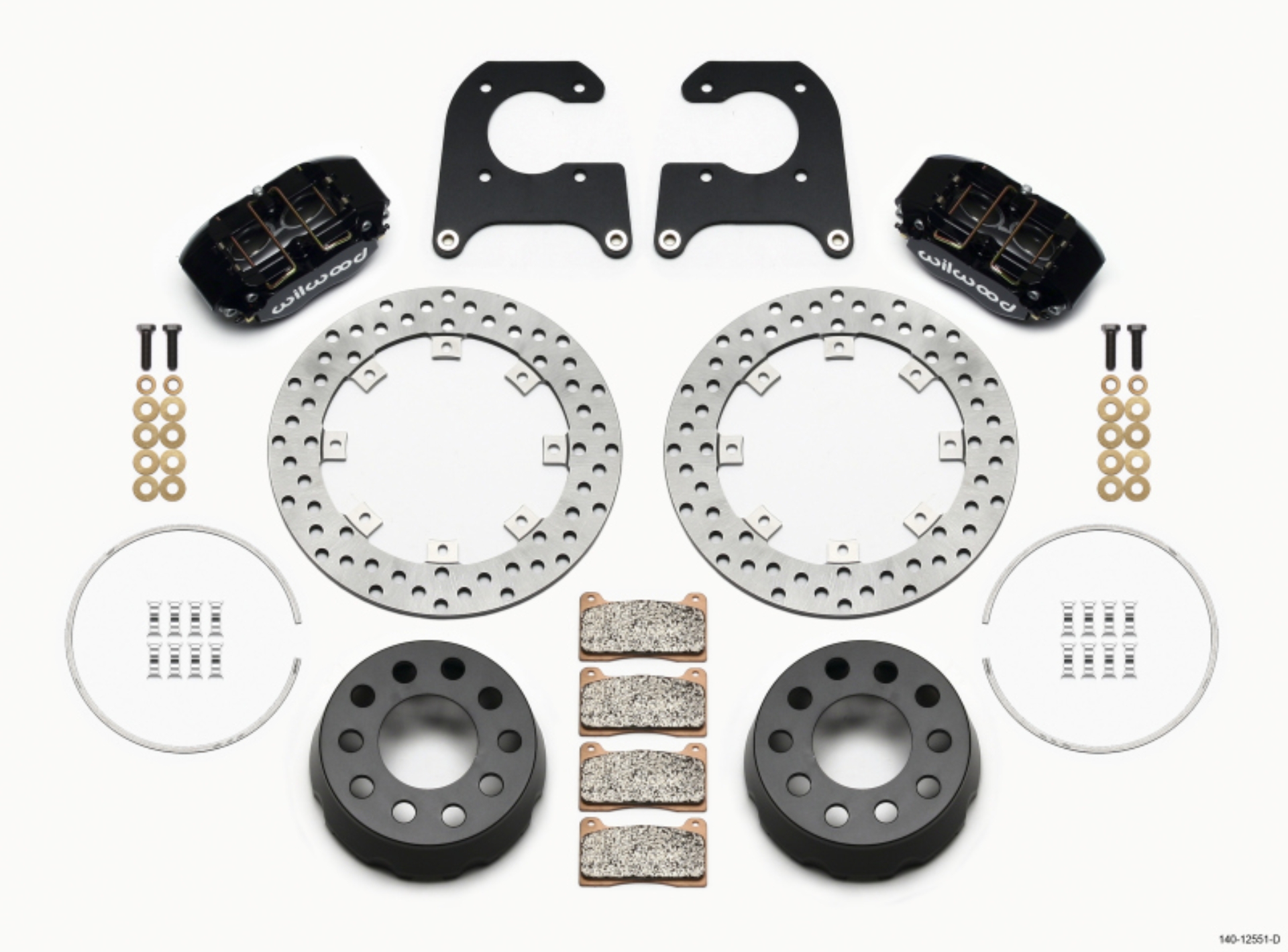 Picture of Wilwood WIL Dynapro Brake Kit Rear Big Brake Kits - 140-12551-D