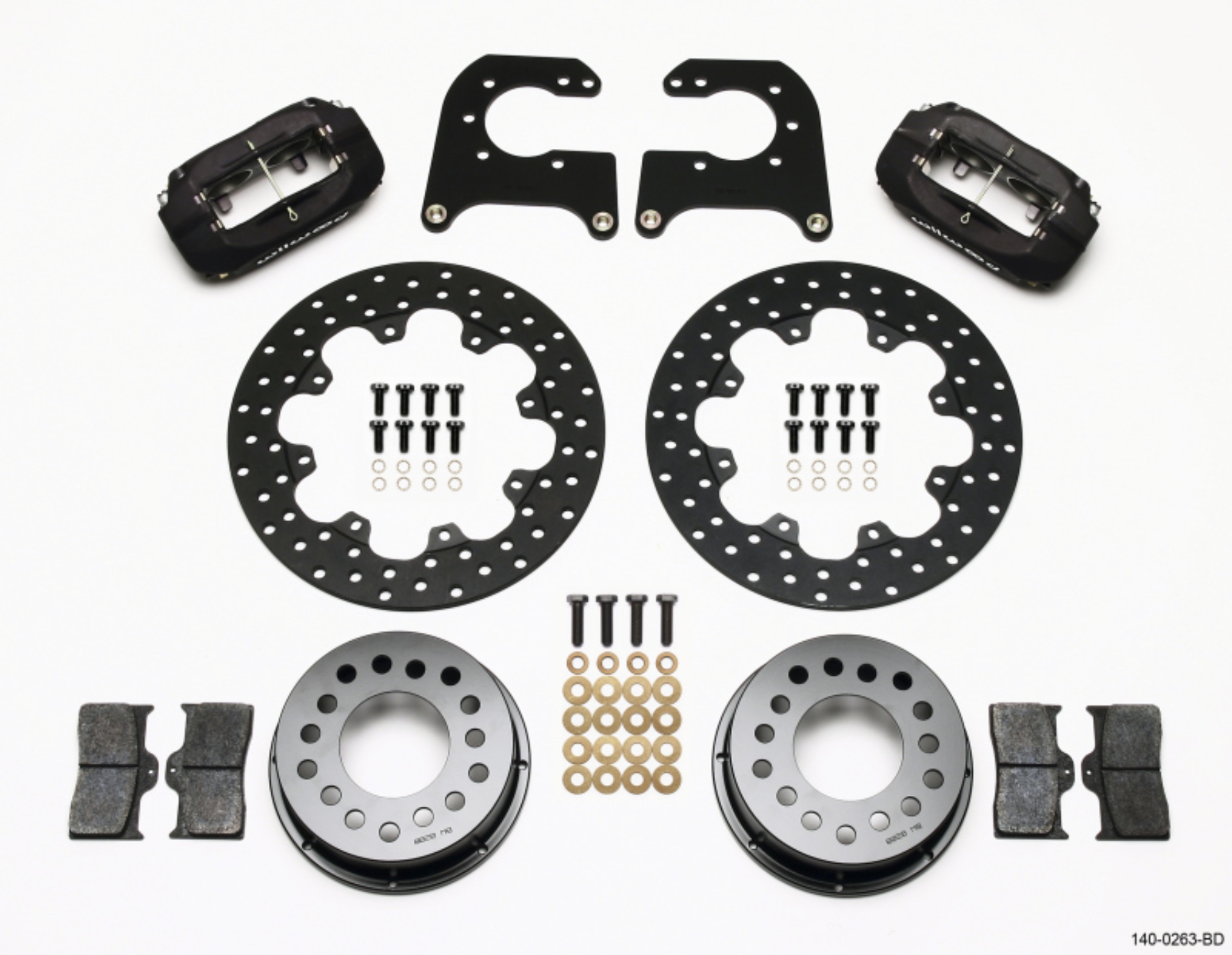Picture of Wilwood WIL Dynalite Brake Kit Rear Big Brake Kits - 140-0263-BD