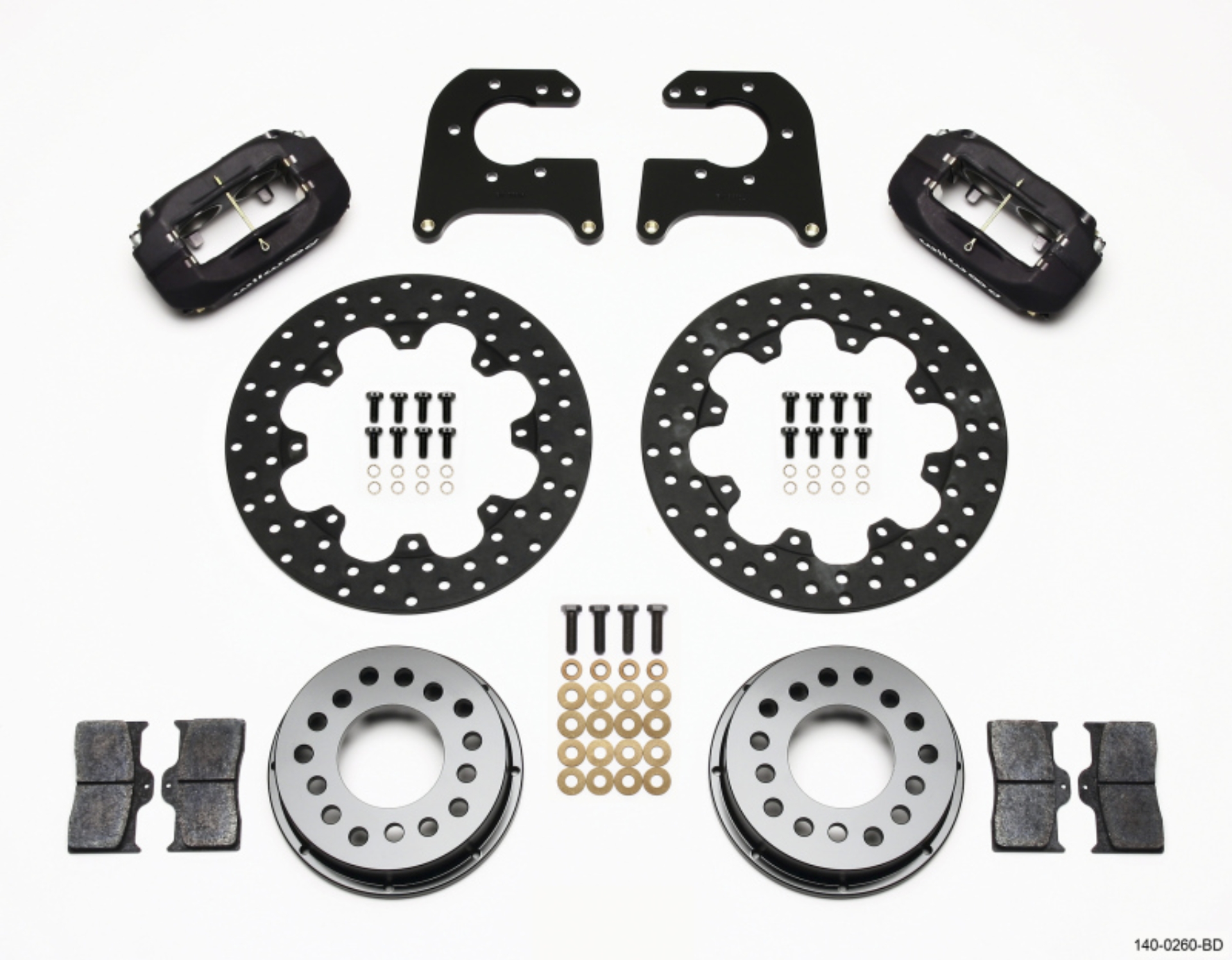 Picture of Wilwood WIL Dynalite Brake Kit Rear Big Brake Kits - 140-0260-BD