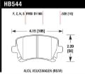 Picture of Hawk Performance HAWK HP+ Brake Pad Sets - HB544N.628