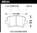 Picture of Hawk Performance HAWK HP+ Brake Pad Sets - HB544N.628