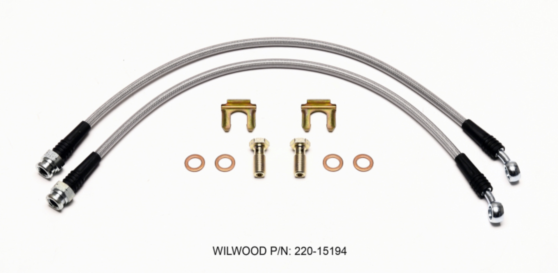 Picture of Wilwood WIL Flexline Brake Hose Front Brake Line Kits - 220-15194