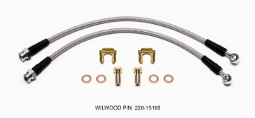 Picture of Wilwood WIL Flexline Brake Hose Rear Brake Line Kits - 220-15195