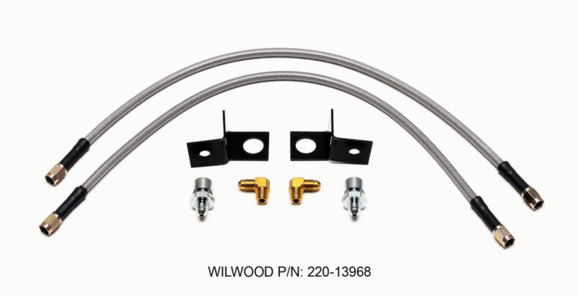 Picture of Wilwood WIL Flexline Brake Hose Rear Brake Line Kits - 220-13968