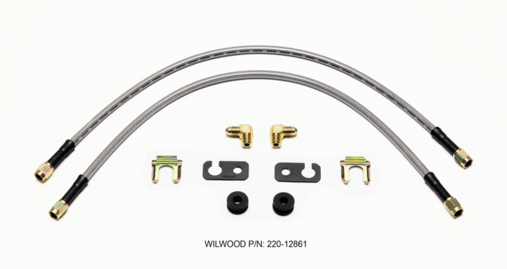 Picture of Wilwood WIL Flexline Brake Hose Rear Brake Line Kits - 220-12861