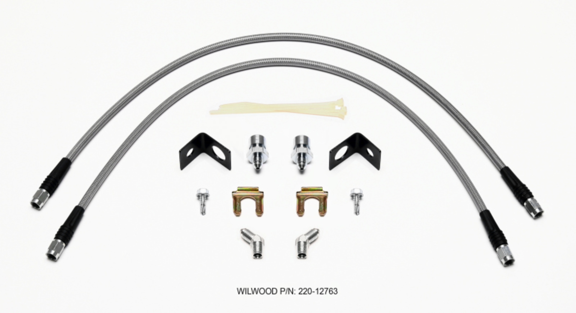 Picture of Wilwood WIL Flexline Brake Hose Front Brake Line Kits - 220-12763