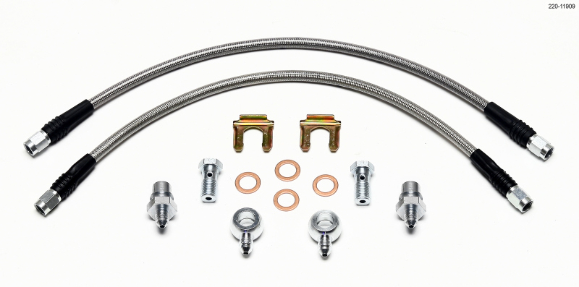 Picture of Wilwood WIL Flexline Brake Hose Rear Brake Line Kits - 220-11909