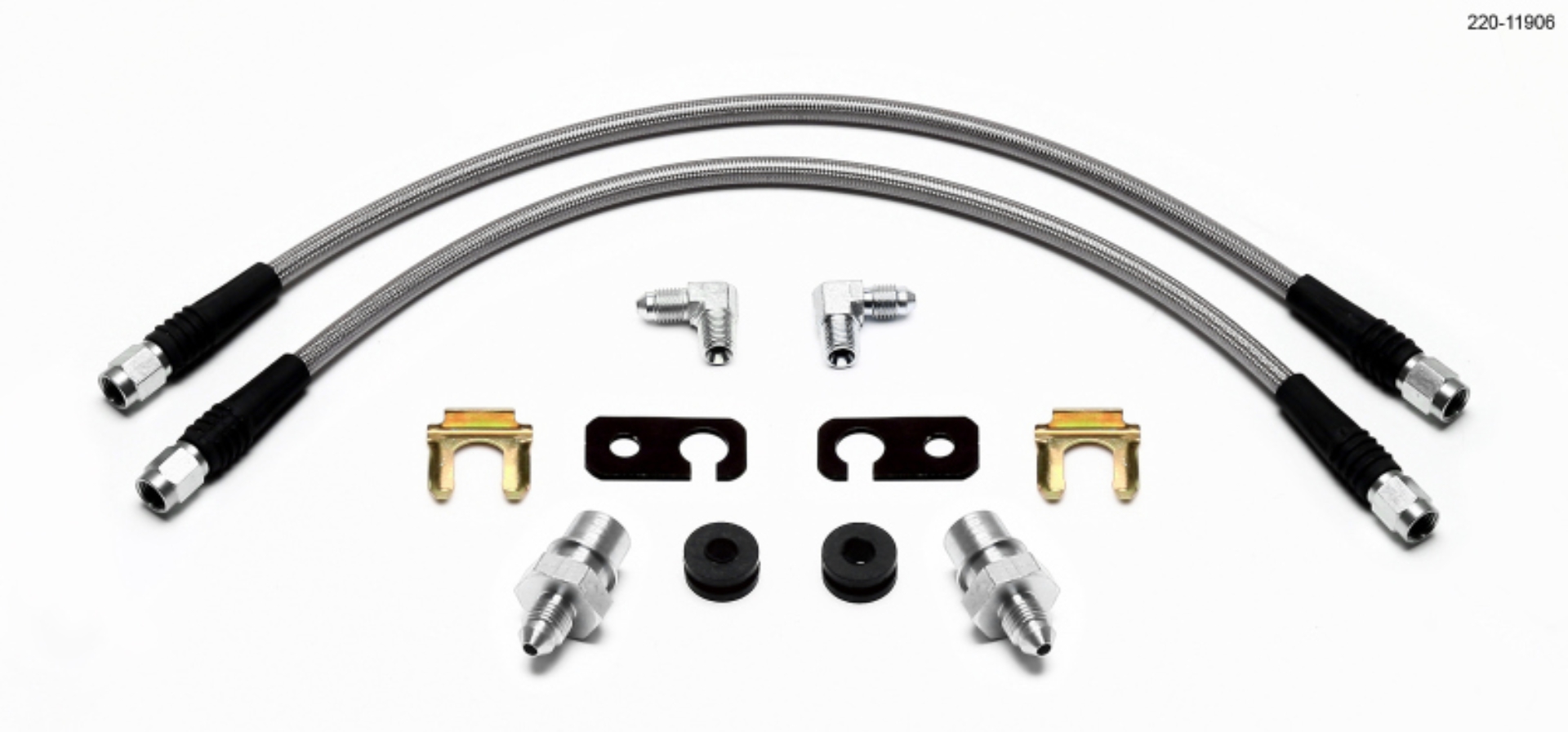 Picture of Wilwood WIL Flexline Brake Hose Front Brake Line Kits - 220-11906