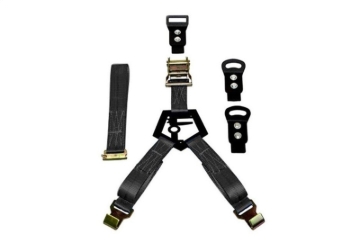 Picture of N-Fab NFB Bed Mounted Tire Strap Spare Tire Carriers - BM1TSBK